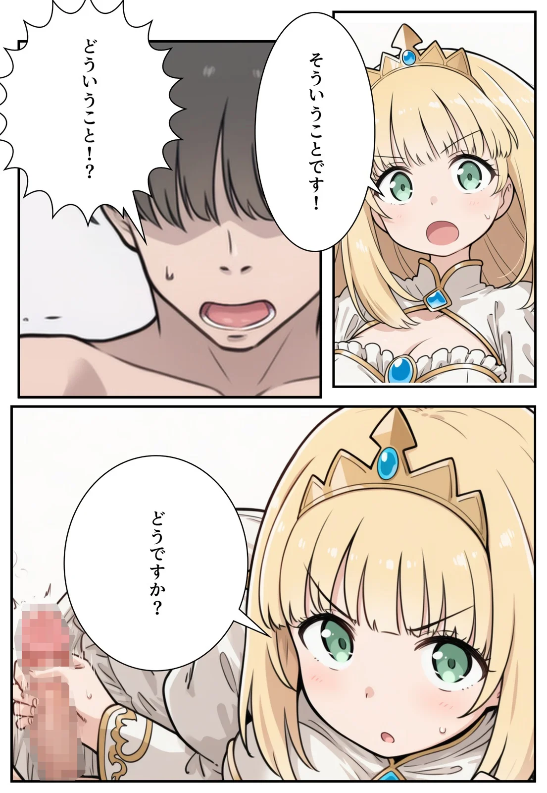 勇者のために姫様エッチ ファンタジー・お姫様・巨乳 サンプル24ページ目（メガネーロ）