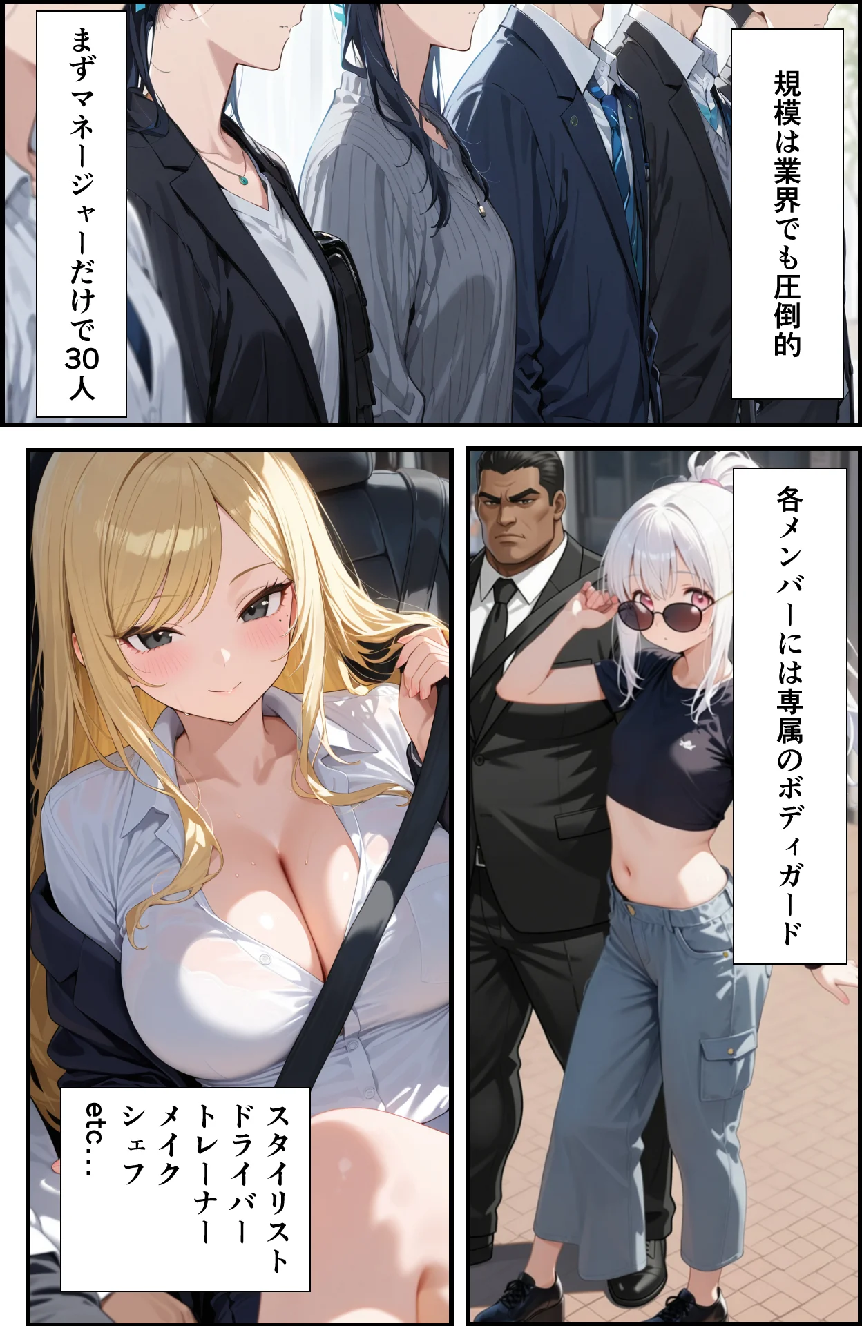 アイドルの性欲処理班やってます 制服・アイドル・芸能人・中出し サンプル2ページ目（COMICひろぽん）