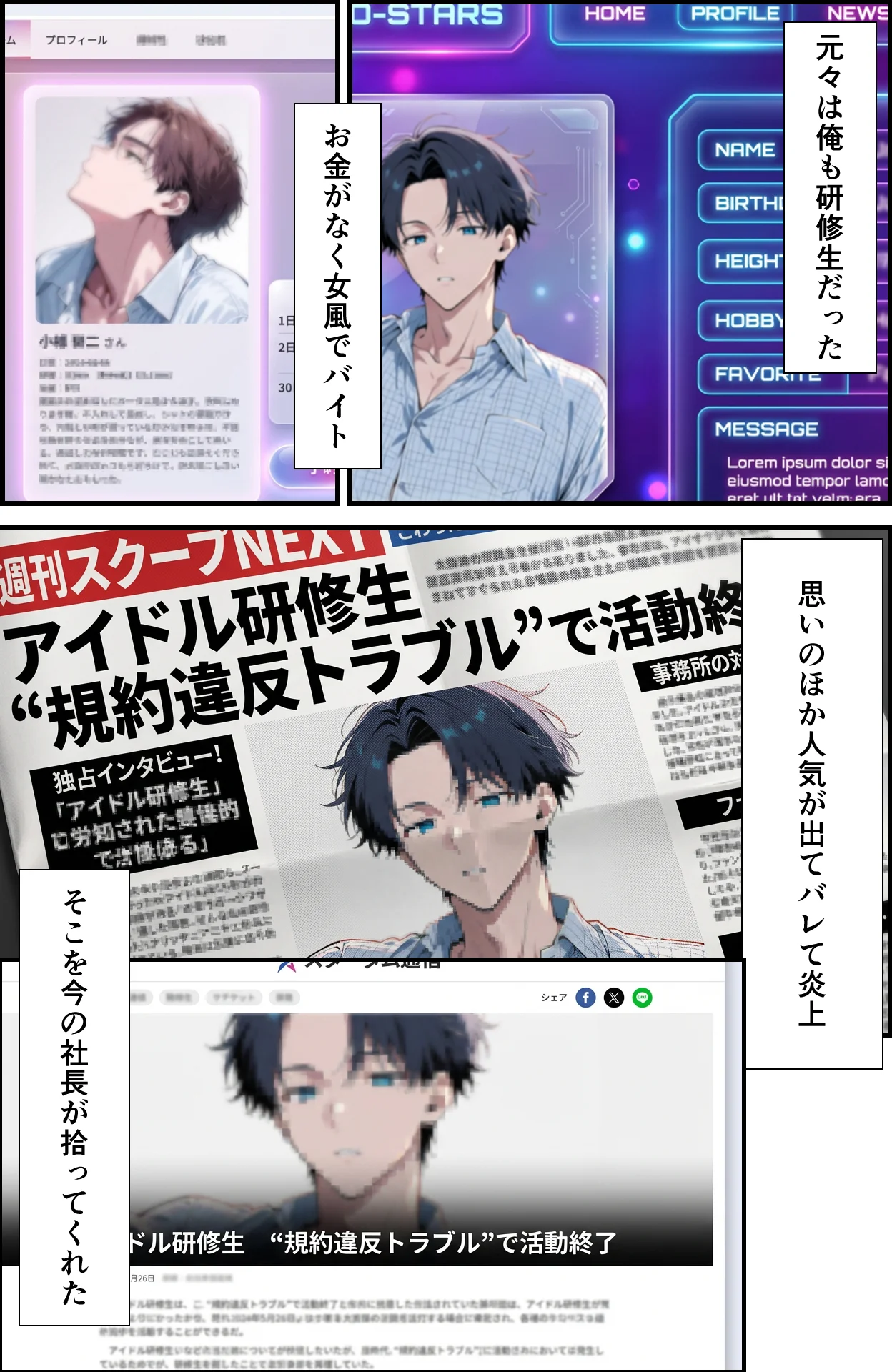 アイドルの性欲処理班やってます 制服・アイドル・芸能人・中出し サンプル8ページ目（COMICひろぽん）