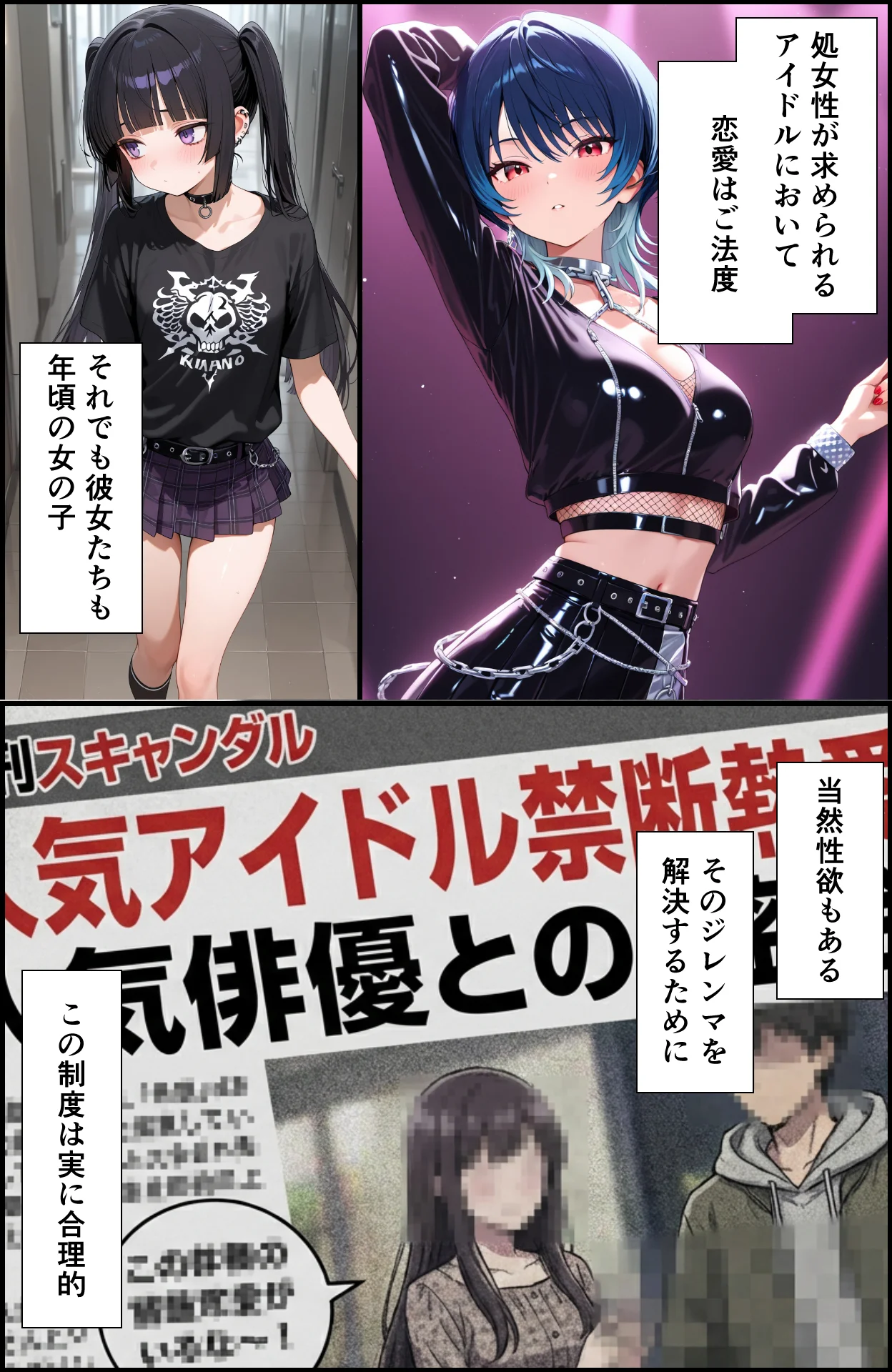 アイドルの性欲処理班やってます 制服・アイドル・芸能人・中出し サンプル9ページ目（COMICひろぽん）