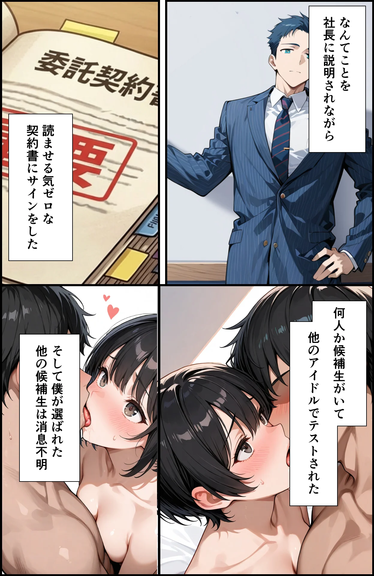 アイドルの性欲処理班やってます 制服・アイドル・芸能人・中出し サンプル10ページ目（COMICひろぽん）