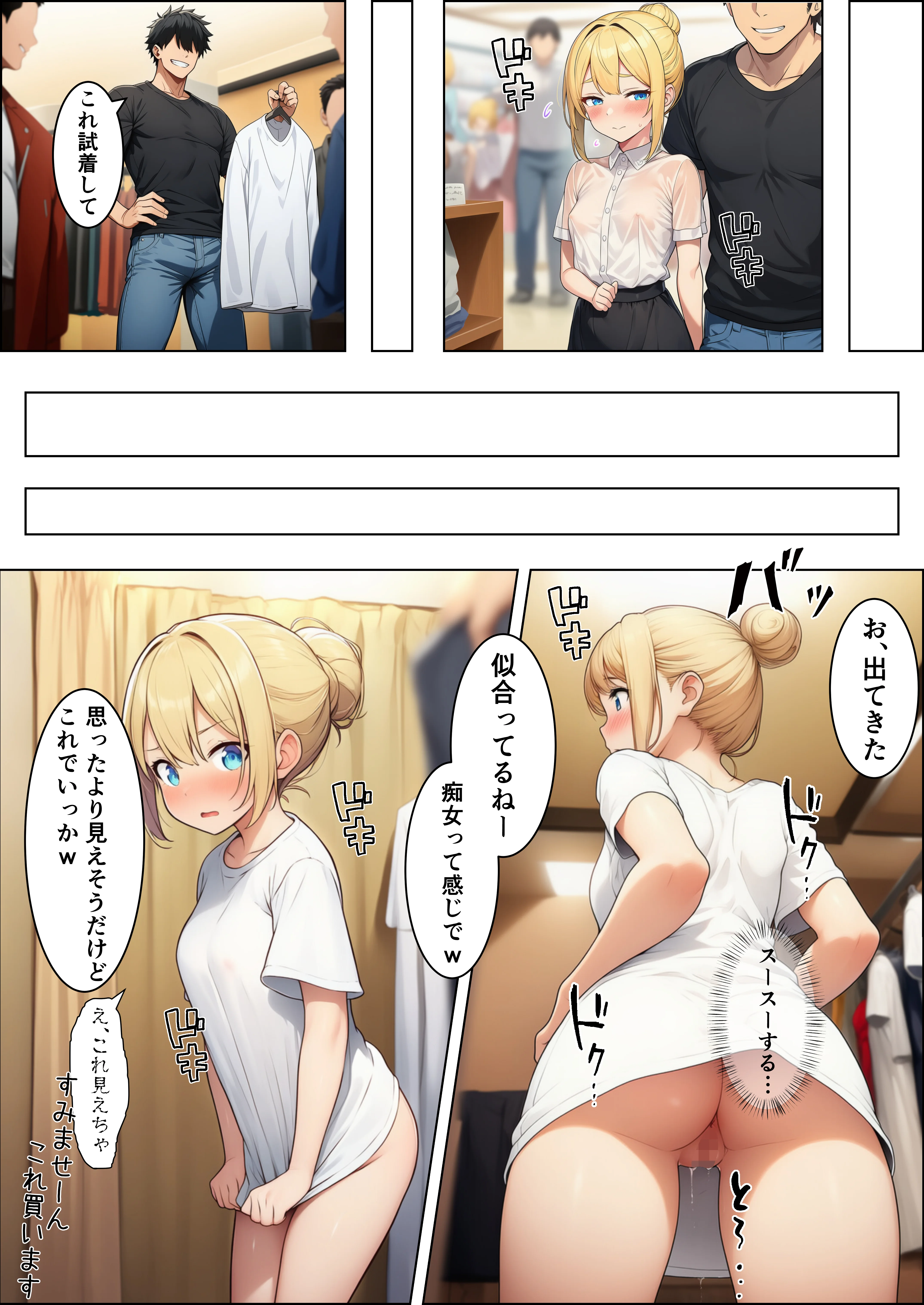 初めての勧誘で人生が変わっちゃった女の子の話  ご主人様との出会い編 辱め・羞恥・野外・露出 サンプル12ページ目（目茶ねむる）