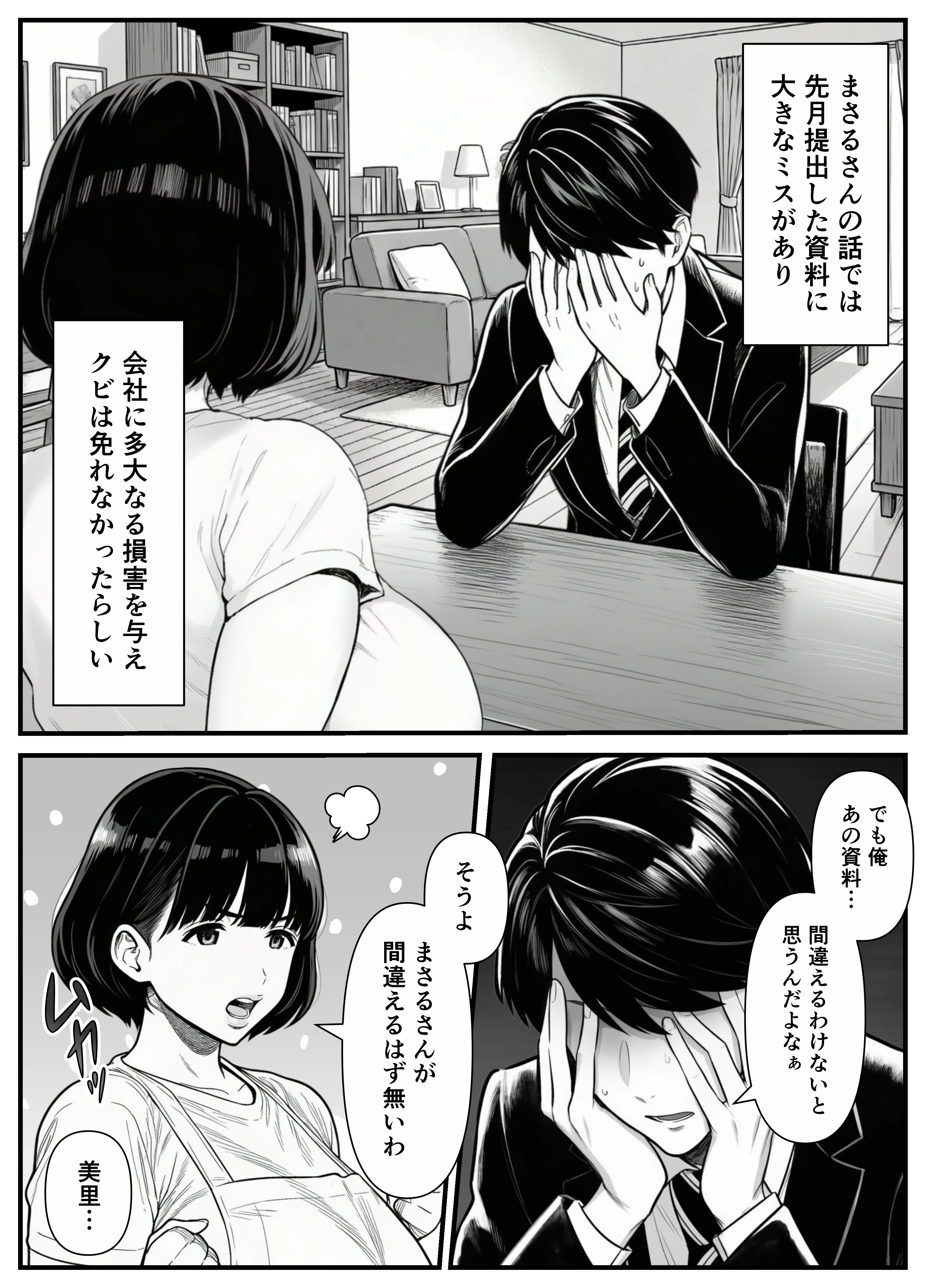 年下金持ち経営者のオナホに堕ちた私1 NTR・寝取られ・イラマチオ・オナニー サンプル9ページ目(翔太)