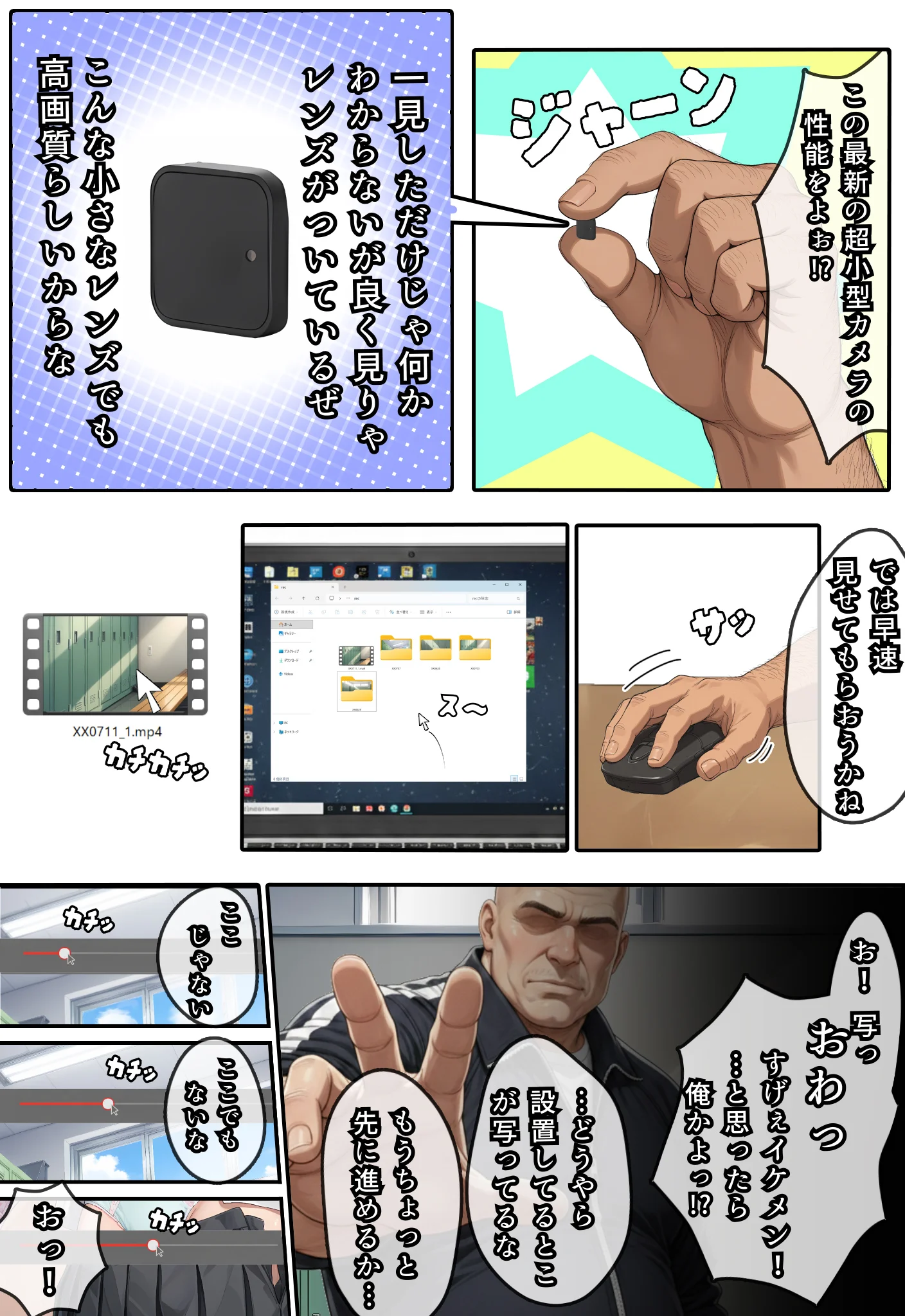 直葉に盗撮ばれてヤケになって襲っちゃった話 巨乳・競泳・スクール水着・盗撮・のぞき サンプル10ページ目（虹色演算子 - Nizy）