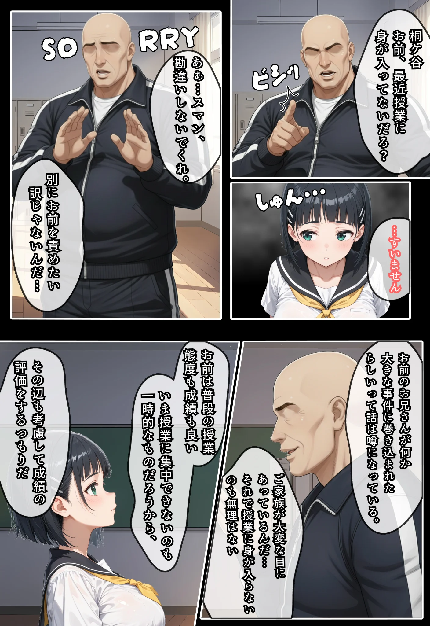 直葉に盗撮ばれてヤケになって襲っちゃった話 巨乳・競泳・スクール水着・盗撮・のぞき サンプル18ページ目（虹色演算子 - Nizy）