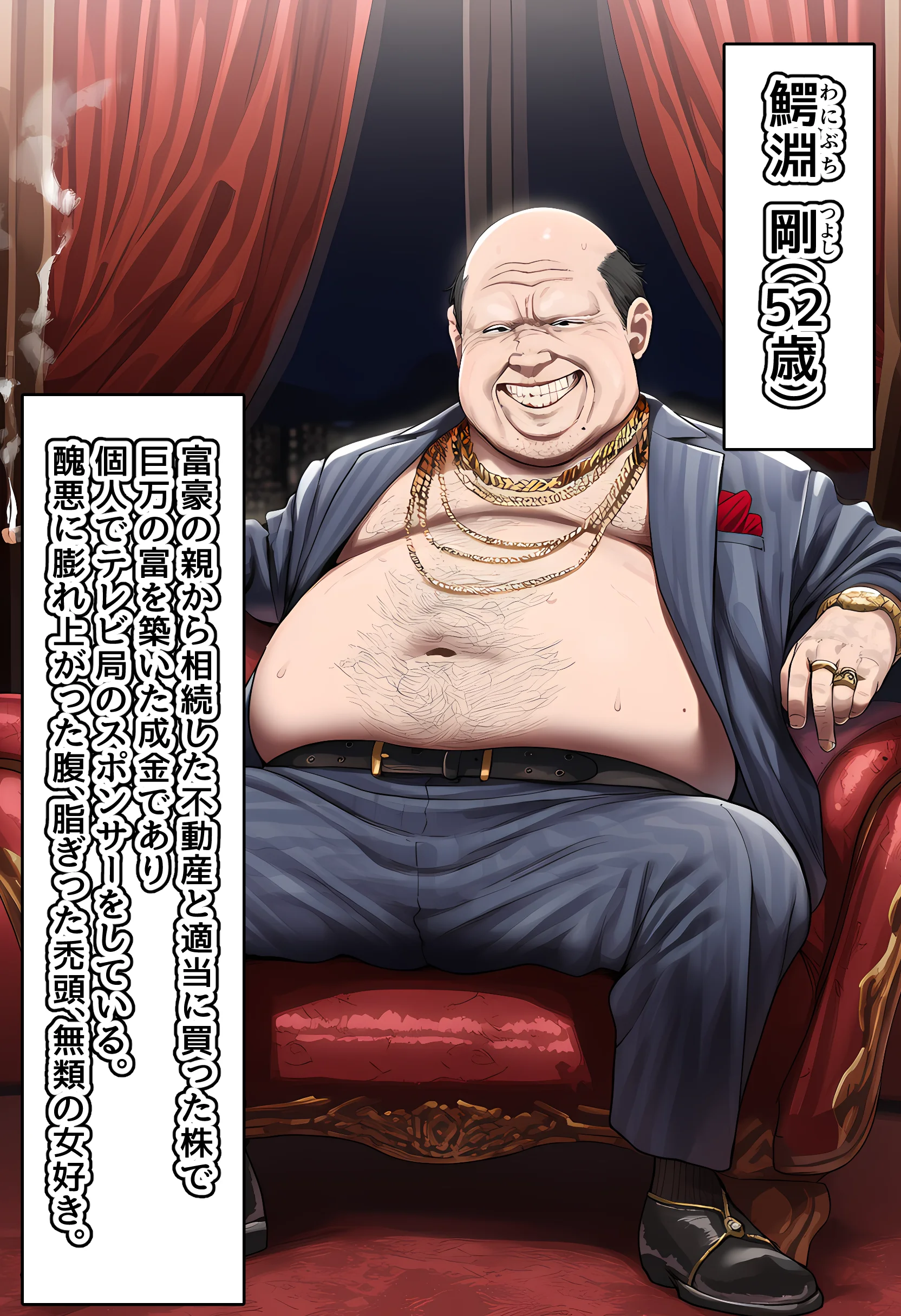 【前編】期待の若手女優・中〇一花が変態スポンサーのキモデブジジイに怪しいクスリを飲まされ、命令に絶対服従となった結果・・・青春も家族も捨て去り、醜いご主人様の子種をねだる専属ボテ腹メイドに堕ちました アイドル・メイド・中出し サンプル8ページ目(堕堕堕・堕堕堕・堕堕堕堕)