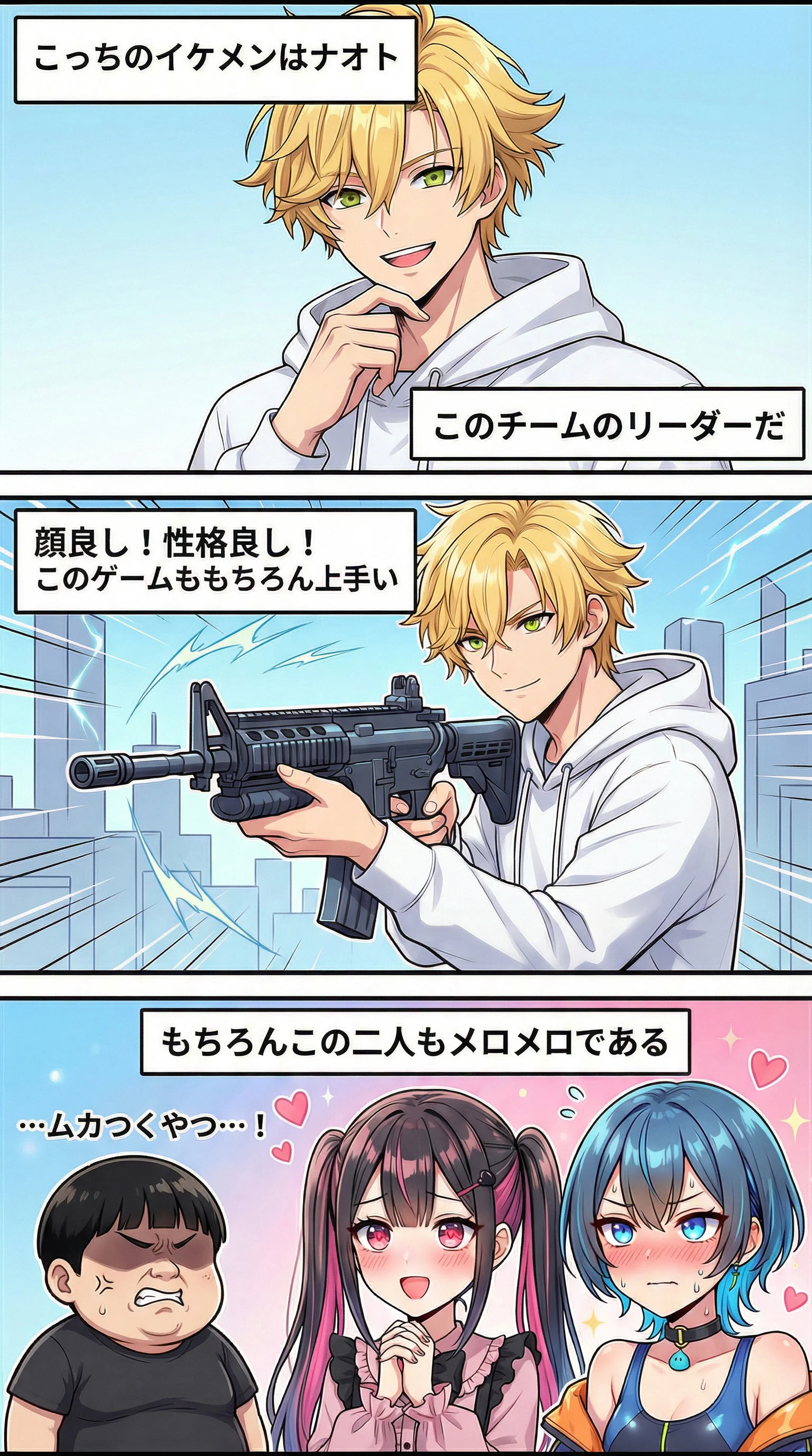 俺だけがフレンドリーファイア（味方に攻撃）できる世界 ファンタジー・屋外・戦場 サンプル9ページ目（まちょびん）