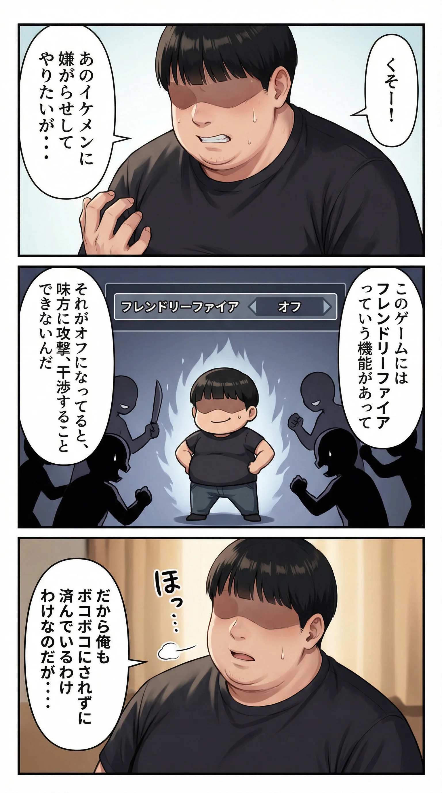 俺だけがフレンドリーファイア（味方に攻撃）できる世界 ファンタジー・屋外・戦場 サンプル10ページ目（まちょびん）
