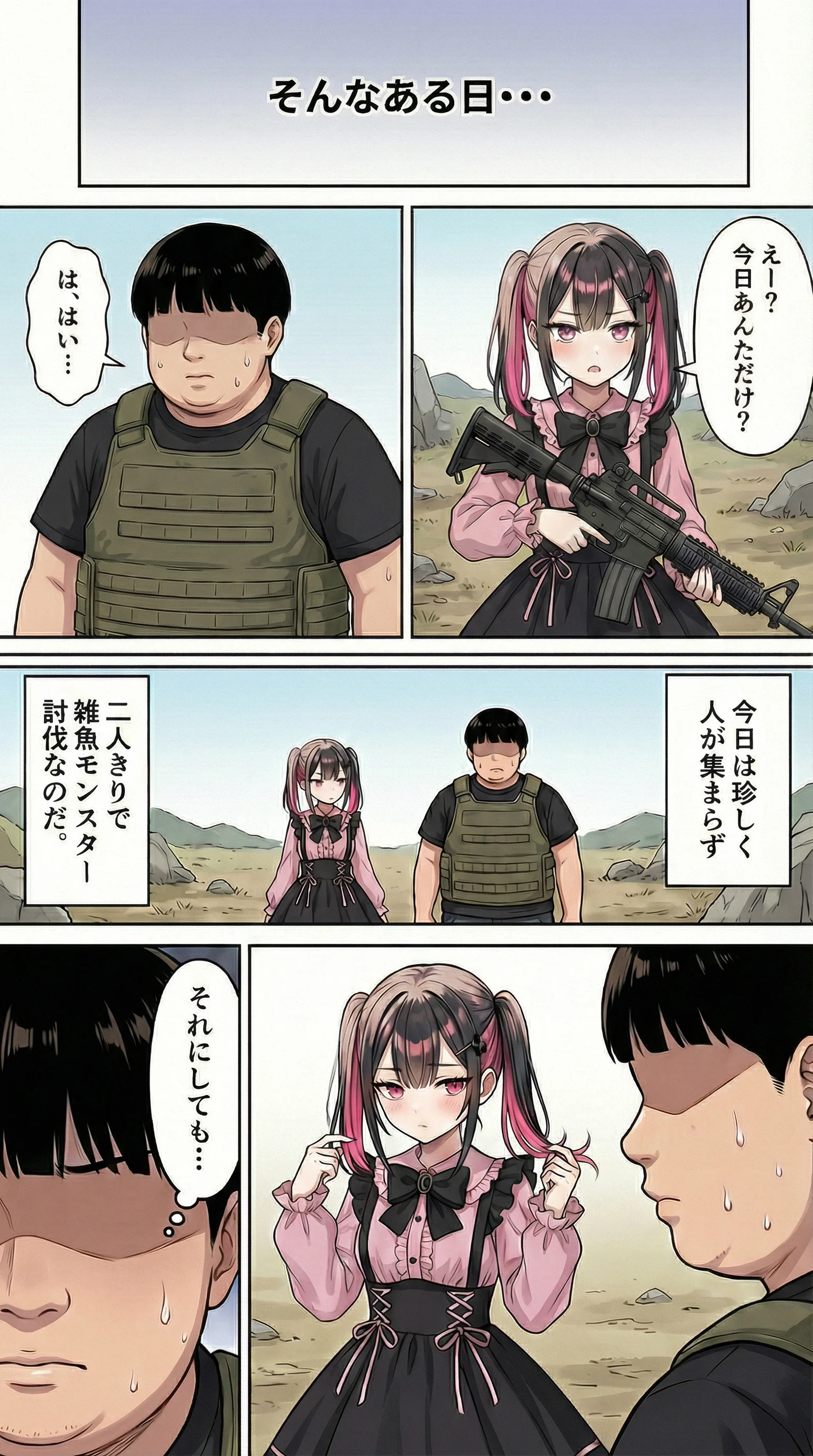 俺だけがフレンドリーファイア（味方に攻撃）できる世界 ファンタジー・屋外・戦場 サンプル11ページ目（まちょびん）