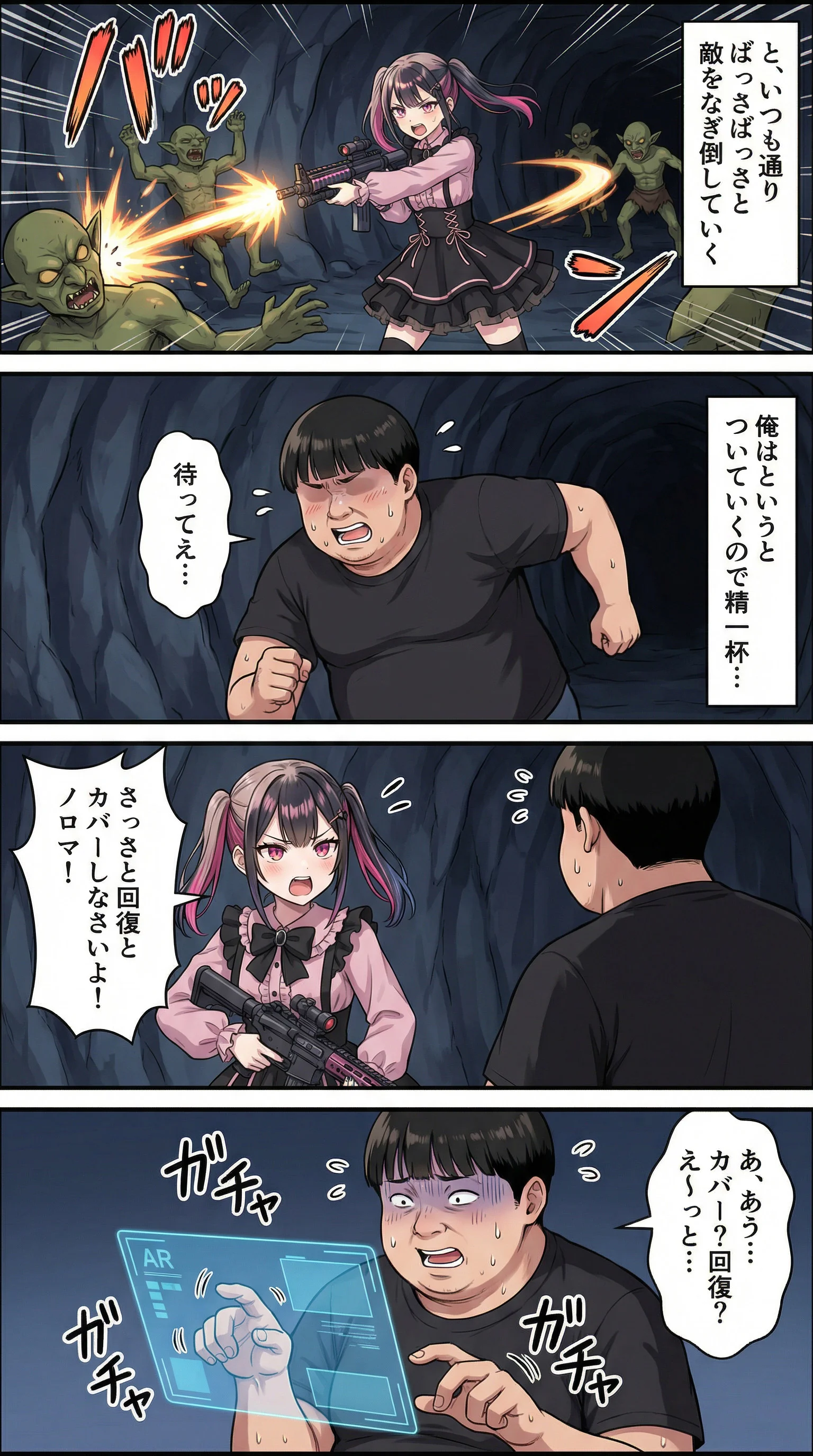 俺だけがフレンドリーファイア（味方に攻撃）できる世界 ファンタジー・屋外・戦場 サンプル14ページ目（まちょびん）