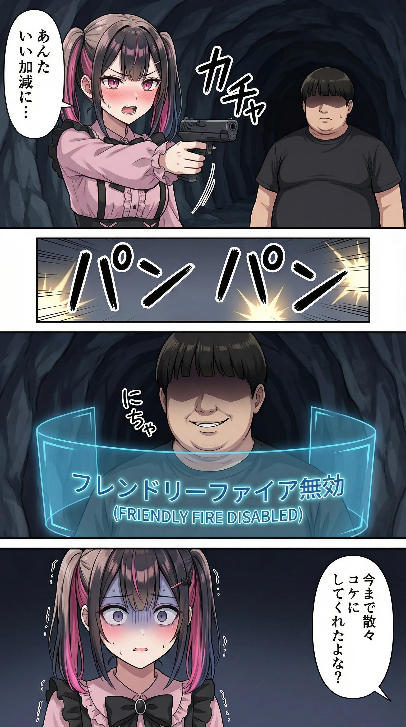 俺だけがフレンドリーファイア（味方に攻撃）できる世界 ファンタジー・屋外・戦場 サンプル20ページ目（まちょびん）
