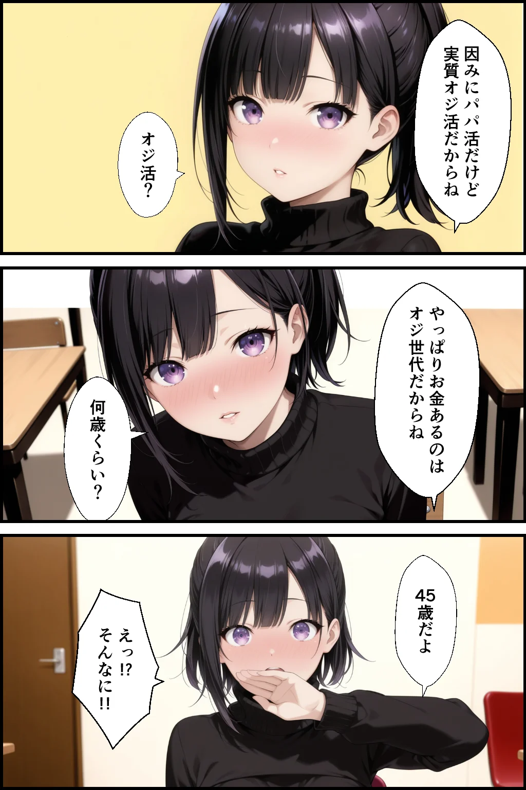 お金目的でオジ活始めたはずがハメられて嵌っちゃった クンニ・ごっくん・フェラ サンプル4ページ目(種付け彦)