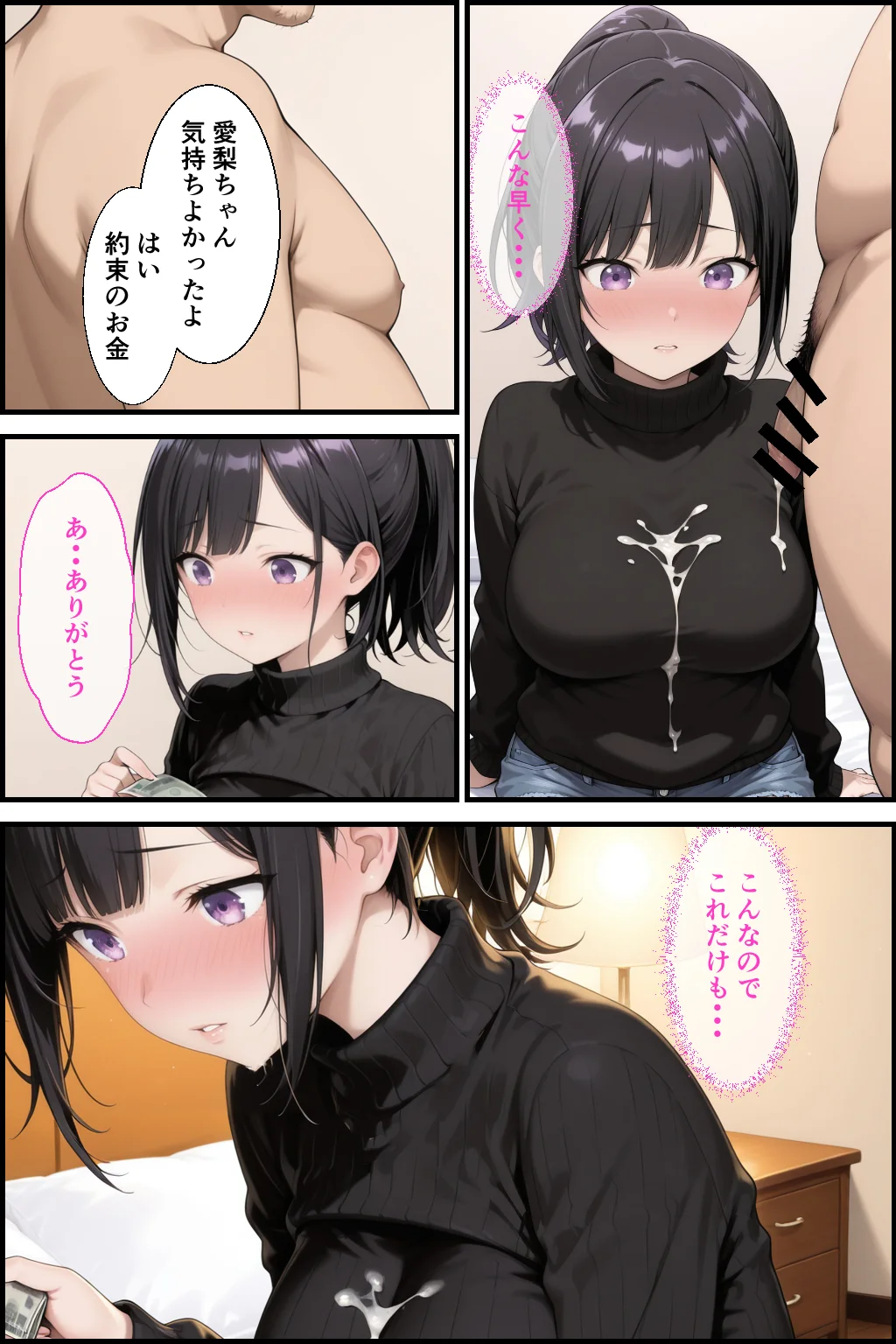 お金目的でオジ活始めたはずがハメられて嵌っちゃった クンニ・ごっくん・フェラ サンプル17ページ目(種付け彦)