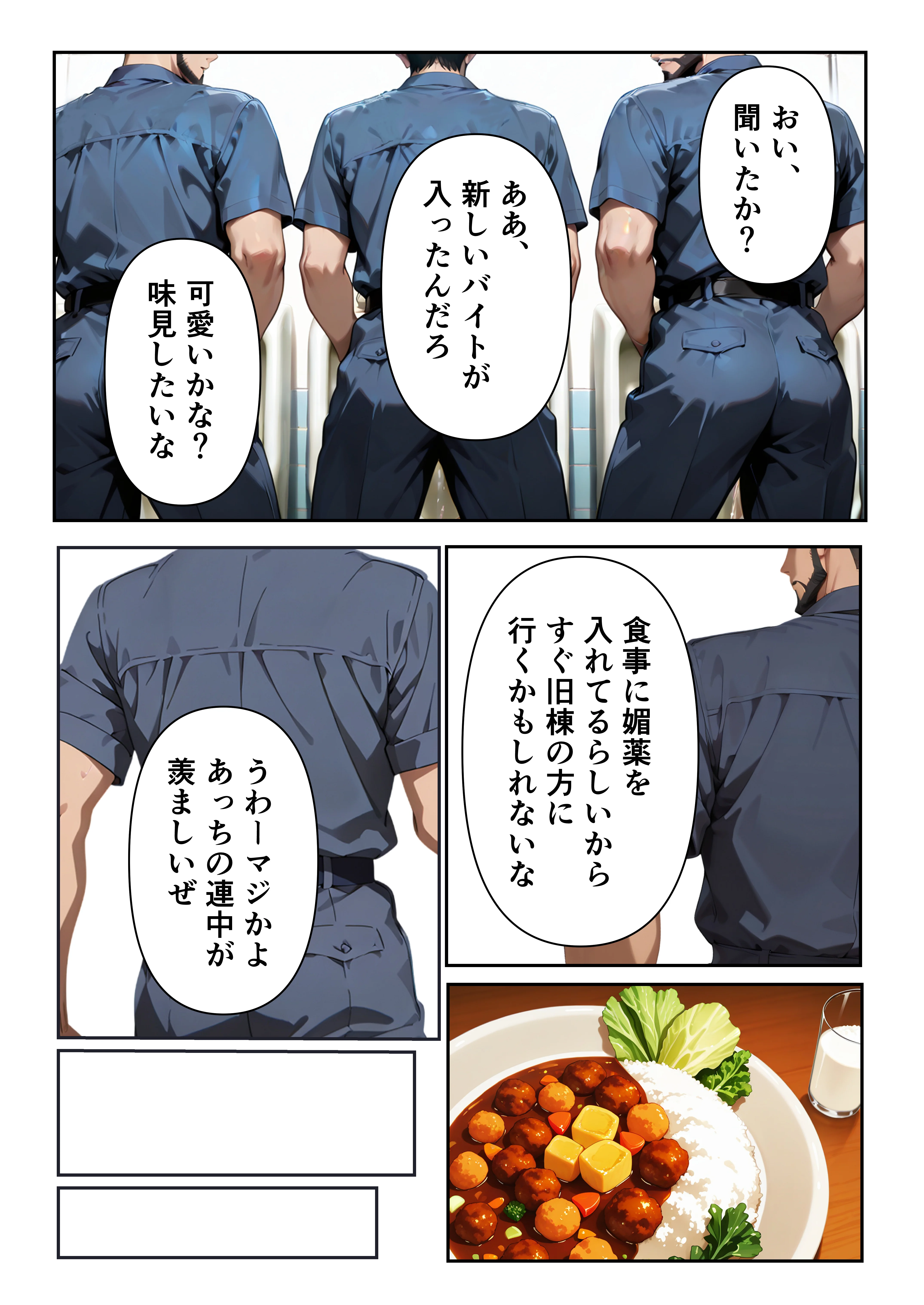 爆乳大学生がSNSで大人気のスイーツ店にバイトに行ったら、搾乳されて、種付けメス牛になっちゃっいました！ 3P・4P・アヘ顔・イラマチオ サンプル25ページ目(グングニルコミック)