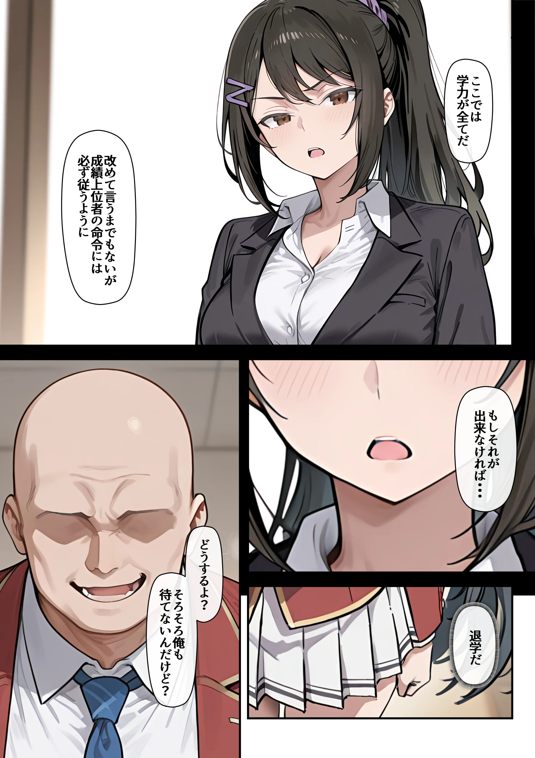 ようこそ学力至上主義の教室へ 3P・4P・不倫・中出し サンプル14ページ目(だまご屋)