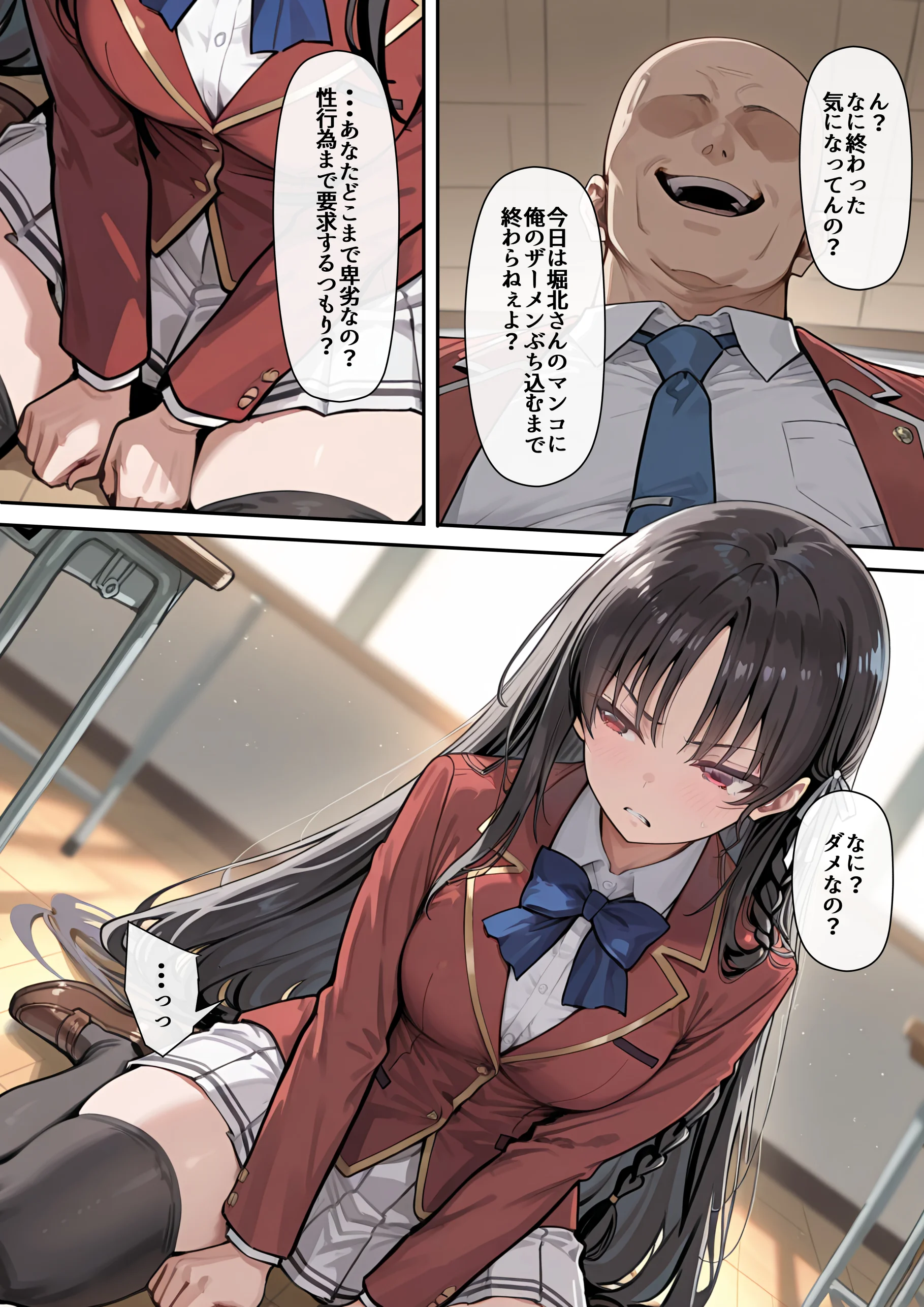 ようこそ学力至上主義の教室へ 3P・4P・不倫・中出し サンプル22ページ目(だまご屋)