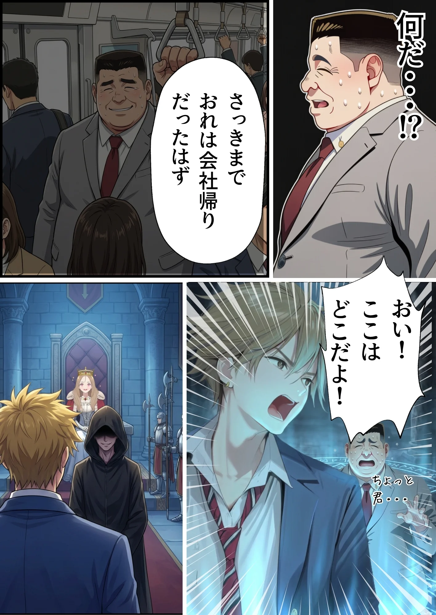 【異世界召喚】追放された種付けおじさん、辺境でハーレム悪徳領主になる ファンタジー・処女・中出し サンプル4ページ目（竿役が種付けおじさんじゃないとヌケないんだが・・・）