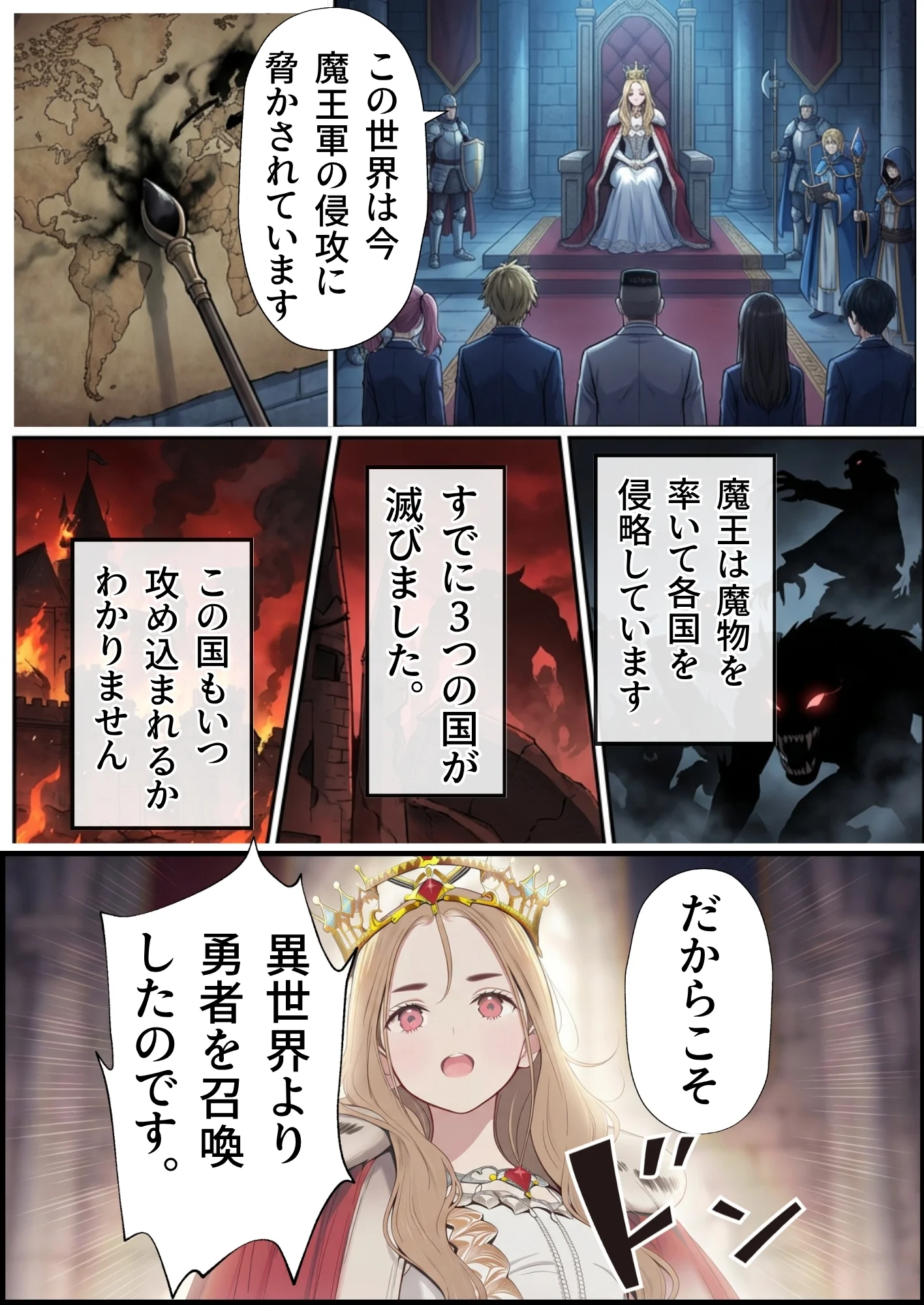 【異世界召喚】追放された種付けおじさん、辺境でハーレム悪徳領主になる ファンタジー・処女・中出し サンプル6ページ目（竿役が種付けおじさんじゃないとヌケないんだが・・・）