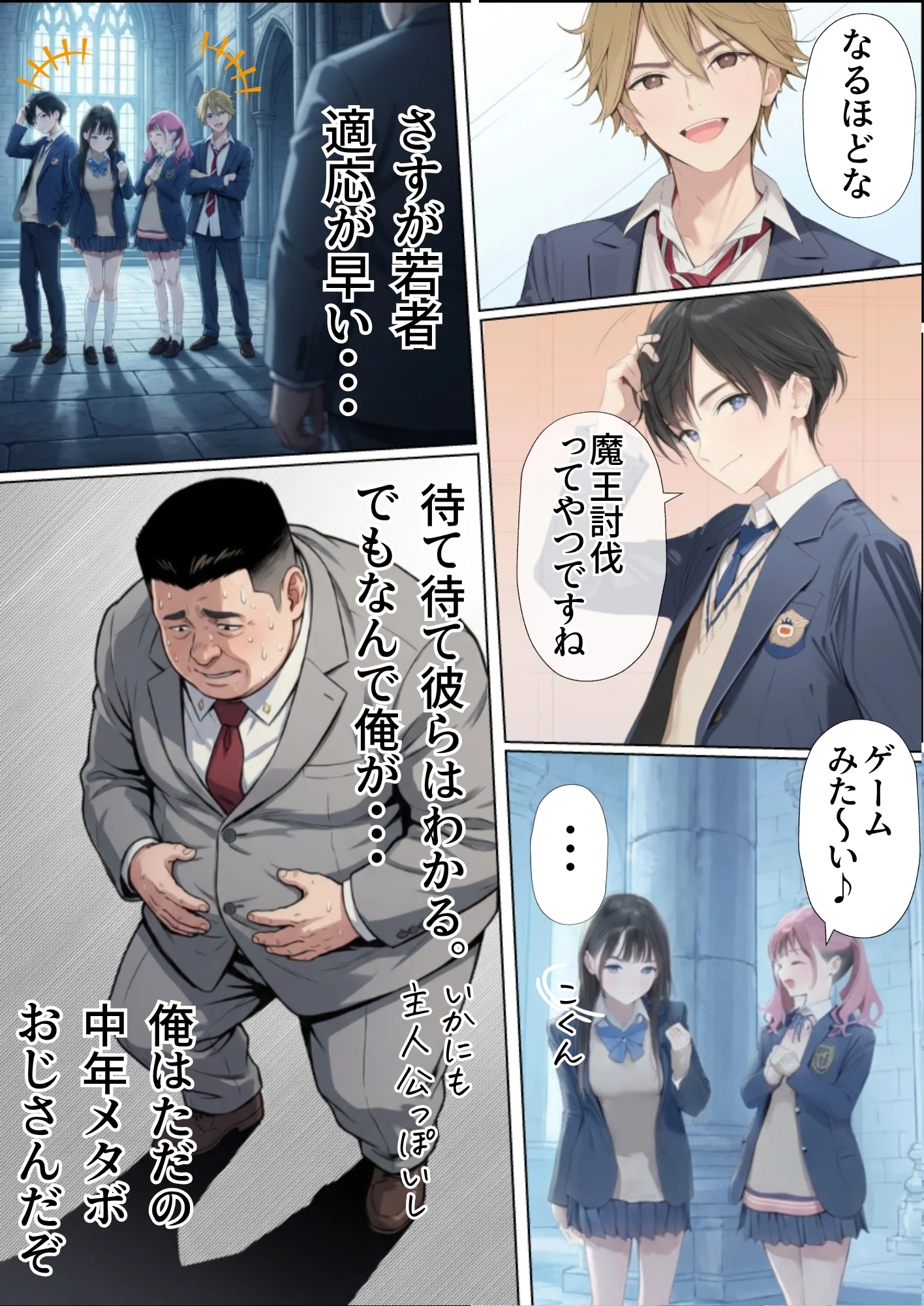 【異世界召喚】追放された種付けおじさん、辺境でハーレム悪徳領主になる ファンタジー・処女・中出し サンプル7ページ目（竿役が種付けおじさんじゃないとヌケないんだが・・・）