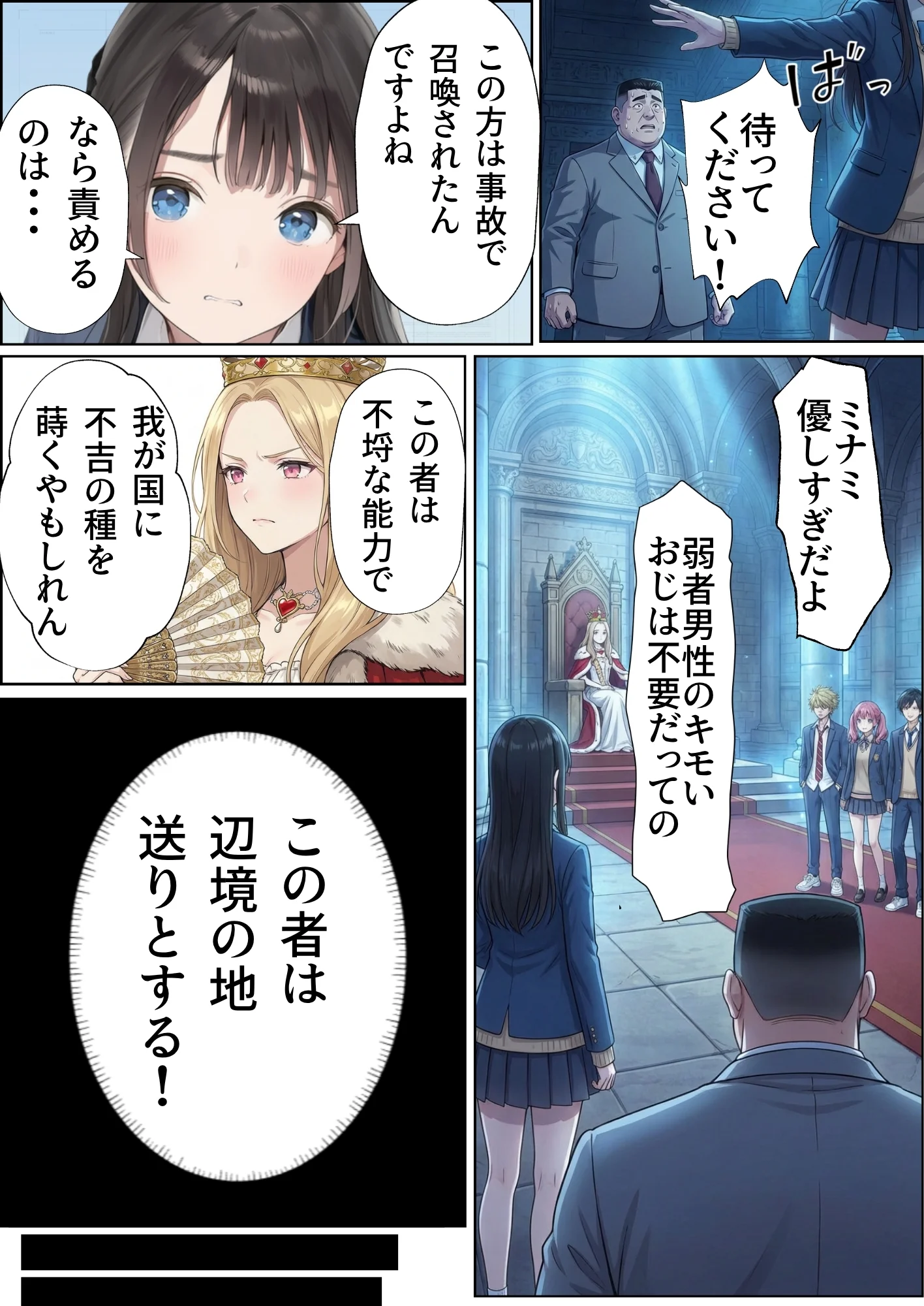 【異世界召喚】追放された種付けおじさん、辺境でハーレム悪徳領主になる ファンタジー・処女・中出し サンプル17ページ目（竿役が種付けおじさんじゃないとヌケないんだが・・・）