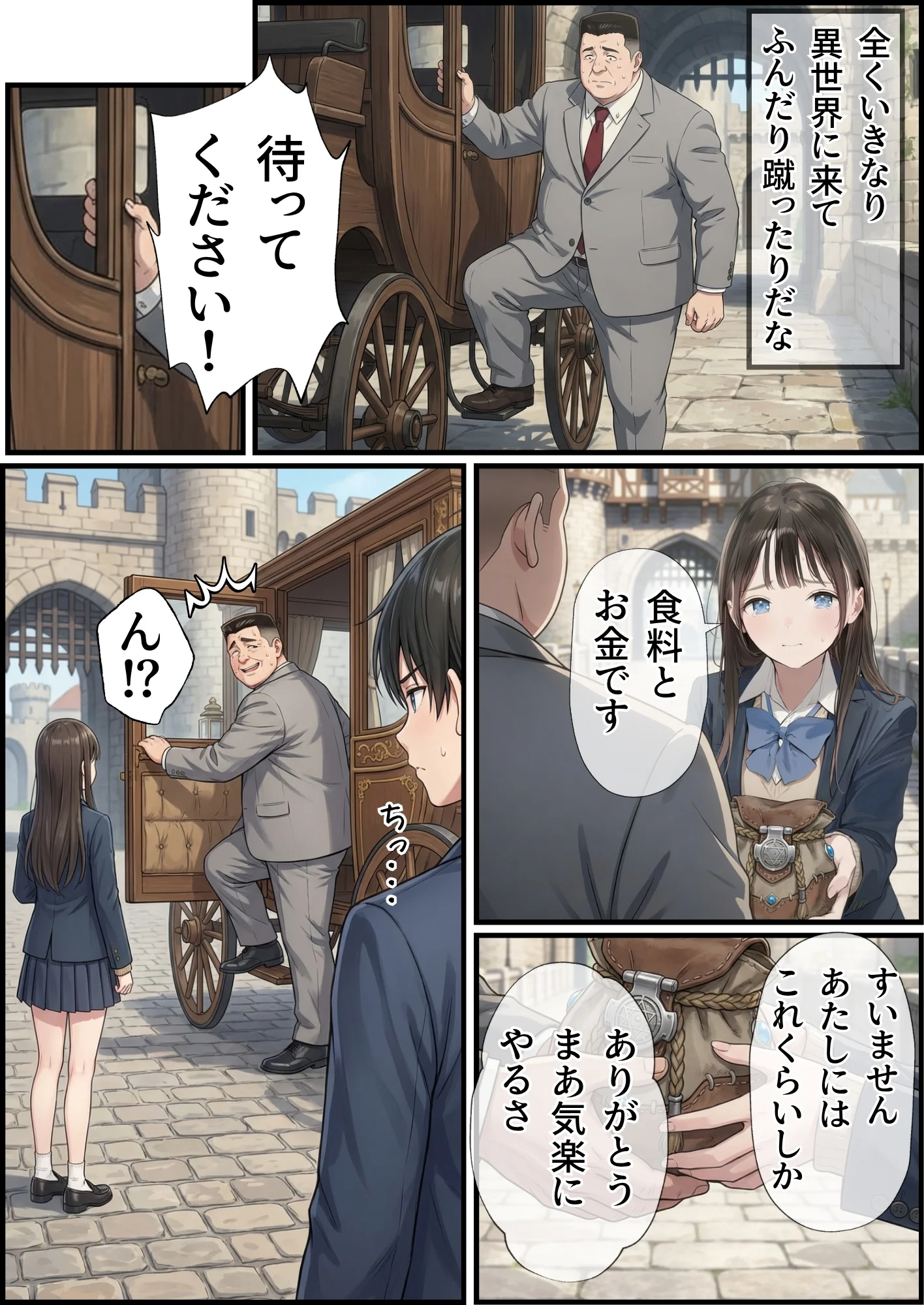 【異世界召喚】追放された種付けおじさん、辺境でハーレム悪徳領主になる ファンタジー・処女・中出し サンプル18ページ目（竿役が種付けおじさんじゃないとヌケないんだが・・・）