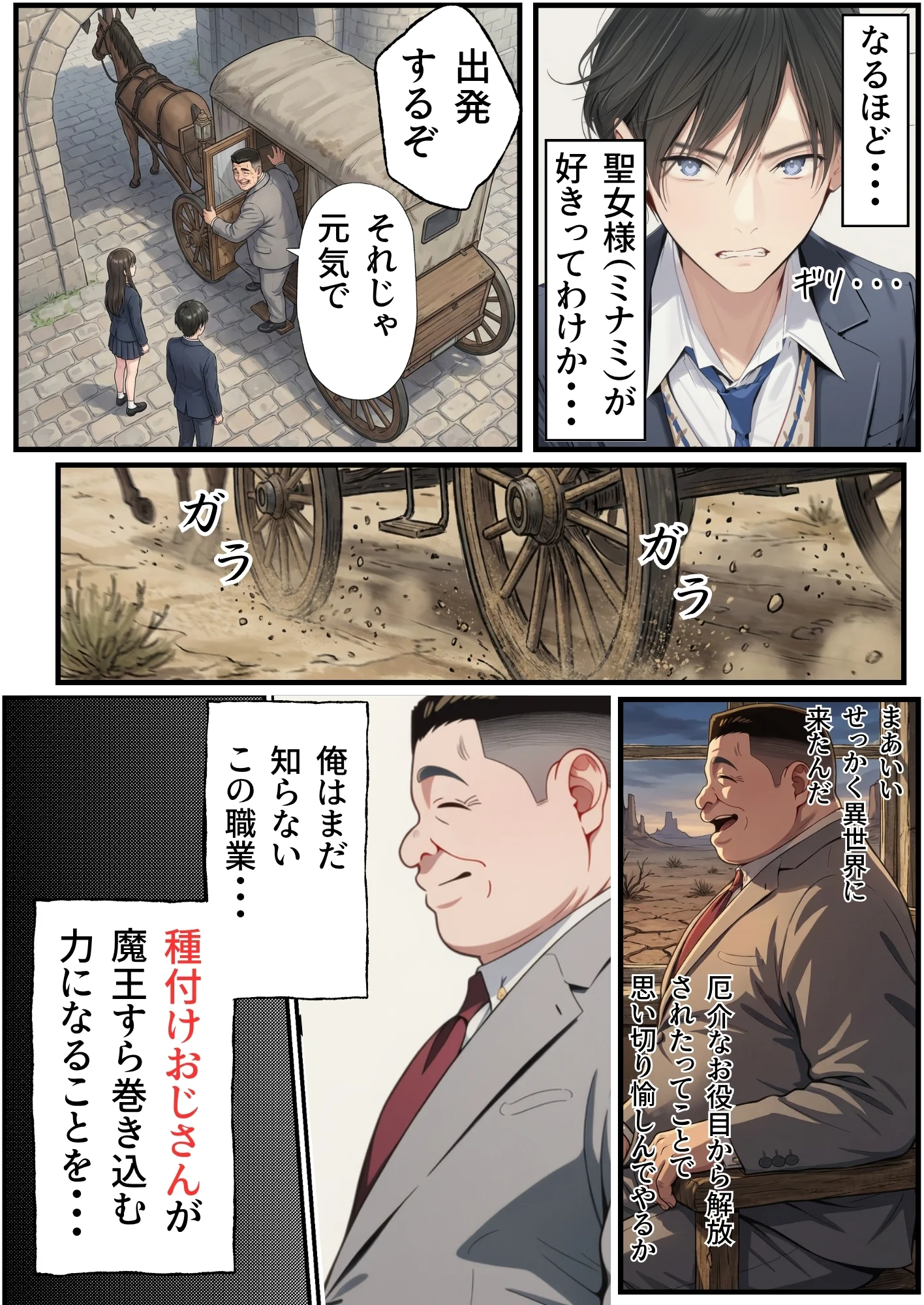 【異世界召喚】追放された種付けおじさん、辺境でハーレム悪徳領主になる ファンタジー・処女・中出し サンプル19ページ目（竿役が種付けおじさんじゃないとヌケないんだが・・・）