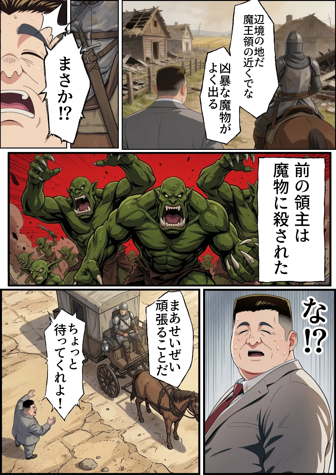 【異世界召喚】追放された種付けおじさん、辺境でハーレム悪徳領主になる ファンタジー・処女・中出し サンプル23ページ目（竿役が種付けおじさんじゃないとヌケないんだが・・・）