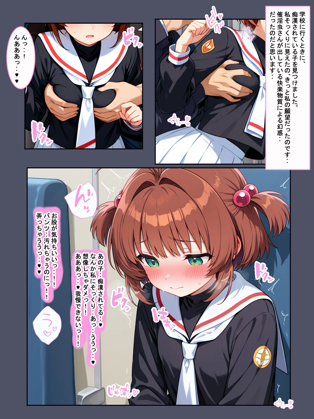 魔法少女完全敗北〜さくら散る〜 パイズリ・ファンタジー・メス堕ち サンプル18ページ目(薬舐太郎)