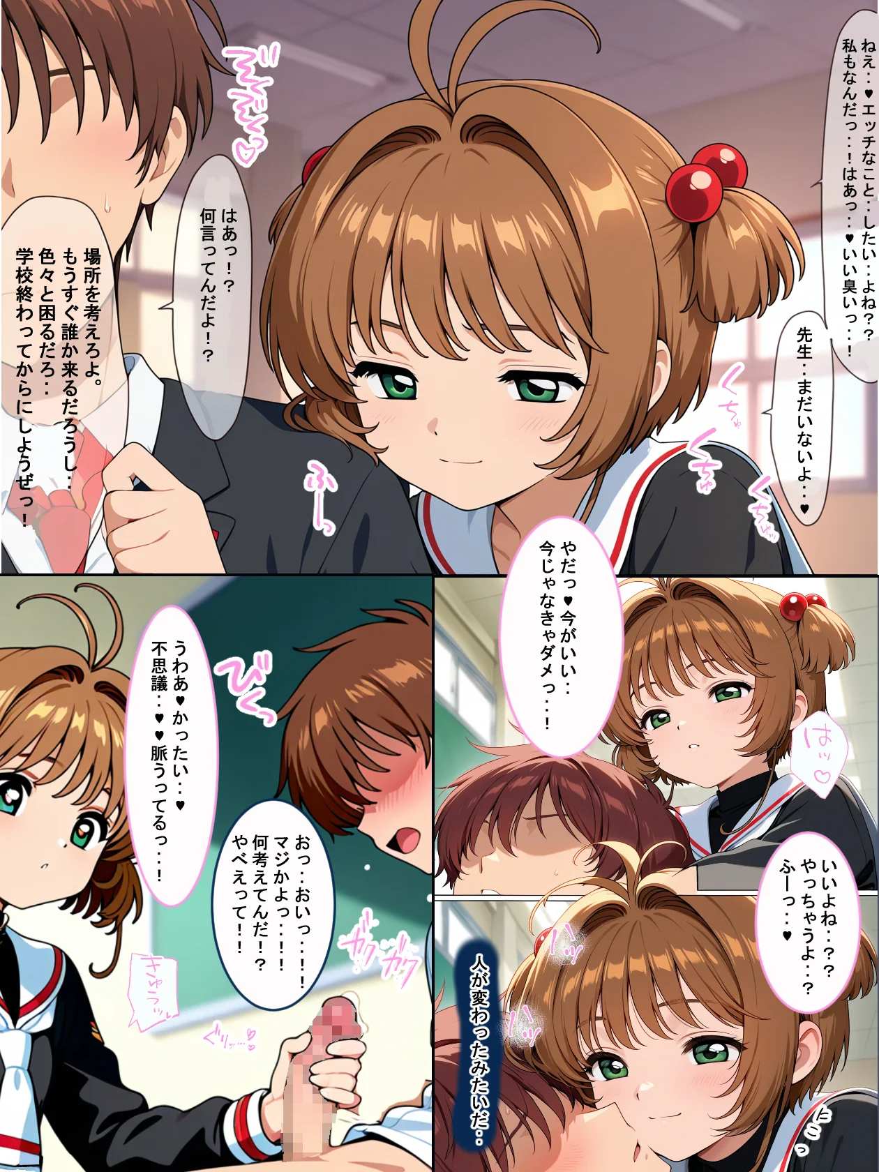 魔法少女完全敗北〜さくら散る〜 パイズリ・ファンタジー・メス堕ち サンプル21ページ目(薬舐太郎)