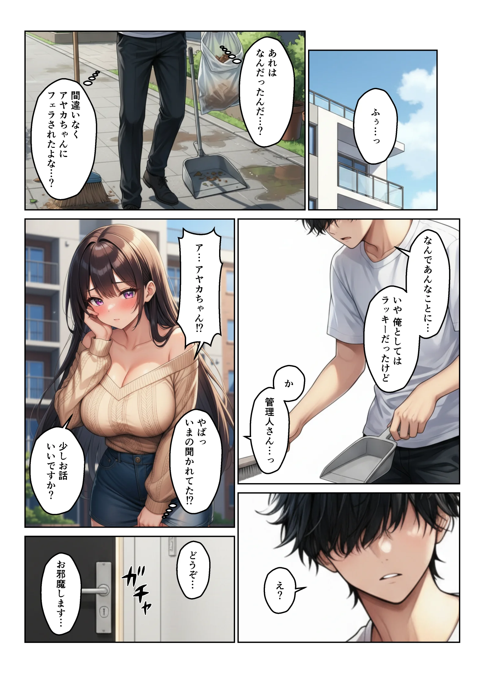 ギャル姉妹丼  美人ギャル三姉妹と管理人くんのハーレム生活 3P・4P・ギャル・デカチン・巨根 サンプル17ページ目(ヌキっぱなし)