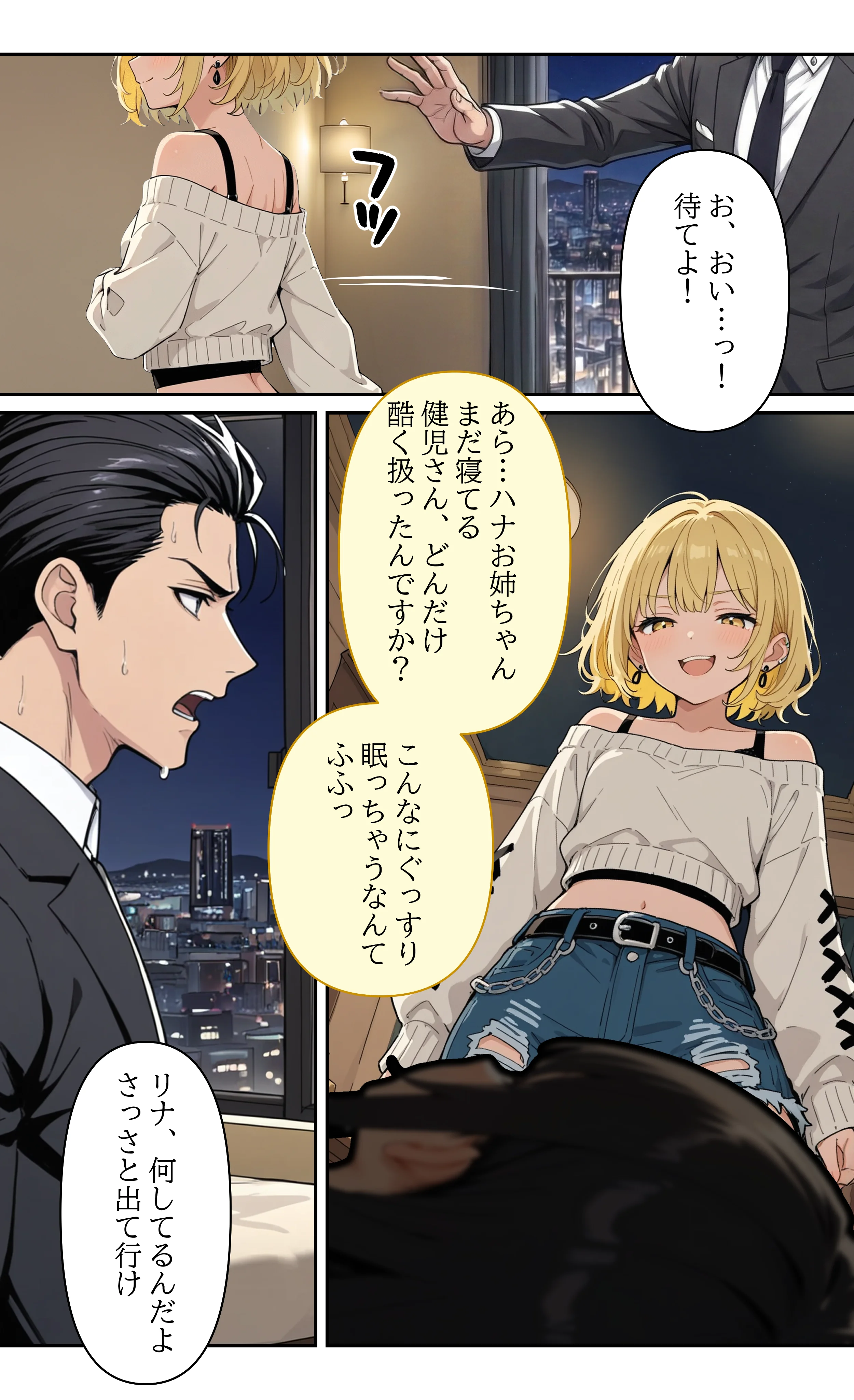 デビューは悪夢のはじまり11 〜リナちゃんと眠れる姉の傍らで止まらない沈黙の快楽編〜 アイドル・芸能人・中出し・金髪 サンプル8ページ目（モコヤツ）