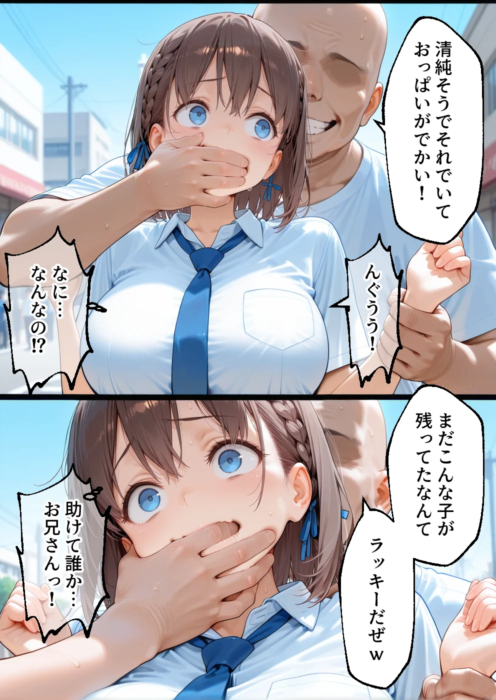 監禁アクメ地獄 孕んでも解放されない 快楽の牢獄  学生編 3P・4P・アナル・アヘ顔 サンプル10ページ目(えちち工房)