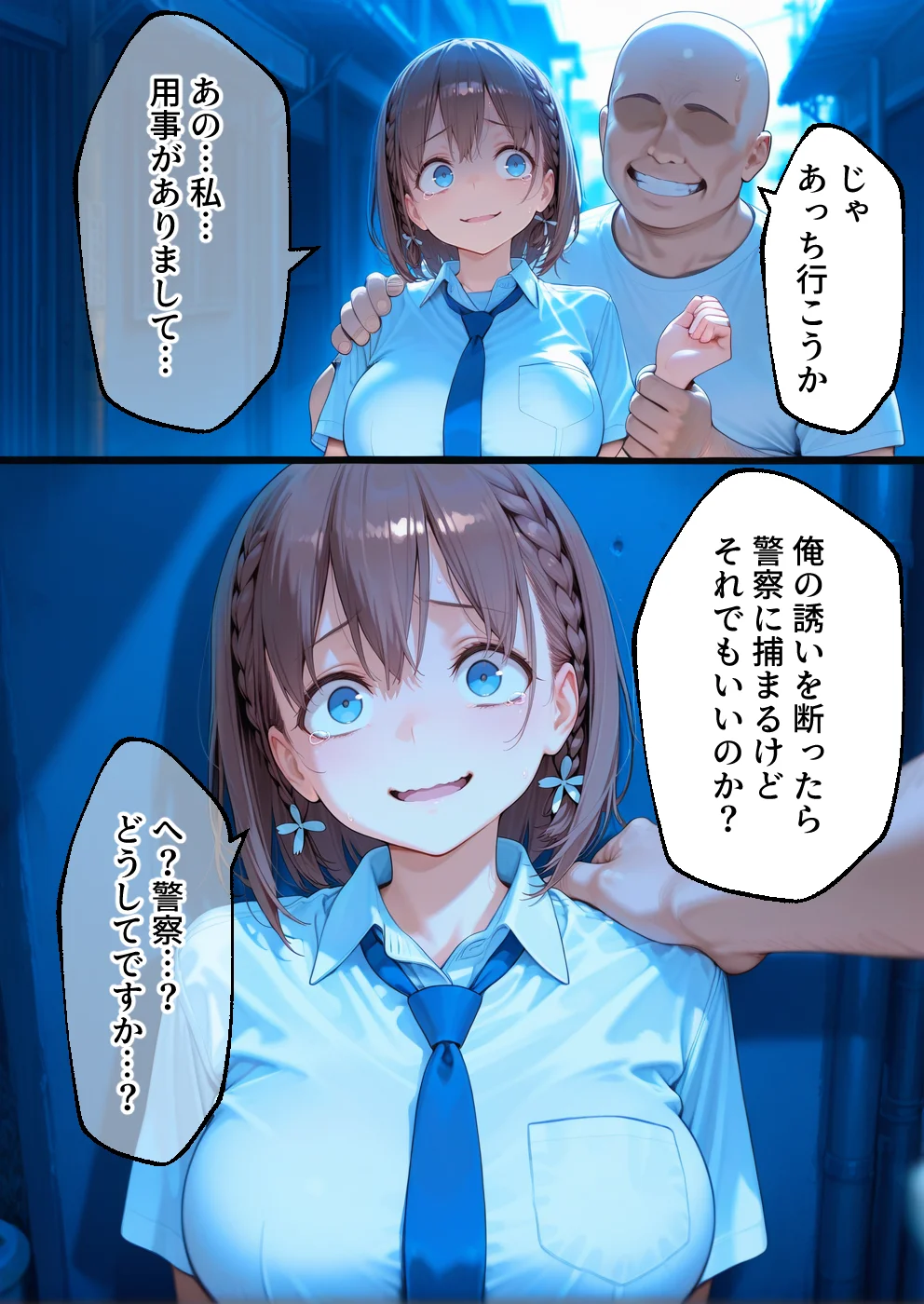 監禁アクメ地獄 孕んでも解放されない 快楽の牢獄  学生編 3P・4P・アナル・アヘ顔 サンプル11ページ目(えちち工房)