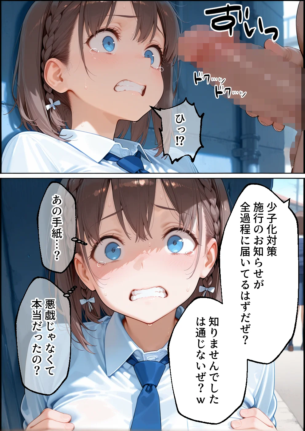 監禁アクメ地獄 孕んでも解放されない 快楽の牢獄  学生編 3P・4P・アナル・アヘ顔 サンプル12ページ目(えちち工房)