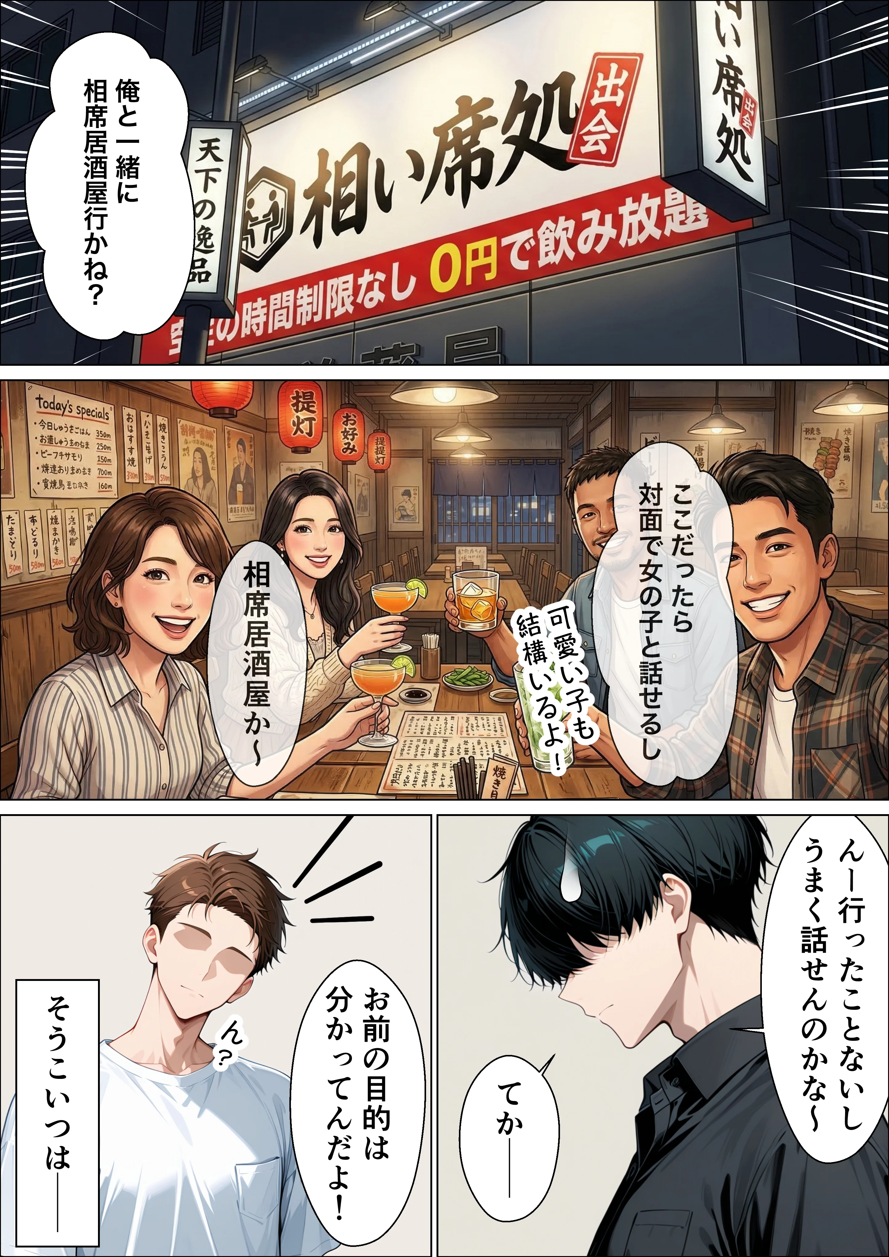 相席居酒屋で出会ったダウナーギャルと朝まで本能剥き出しイチャラブセックス ギャル・ダウナー・フェラ サンプル4ページ目(たむりん)