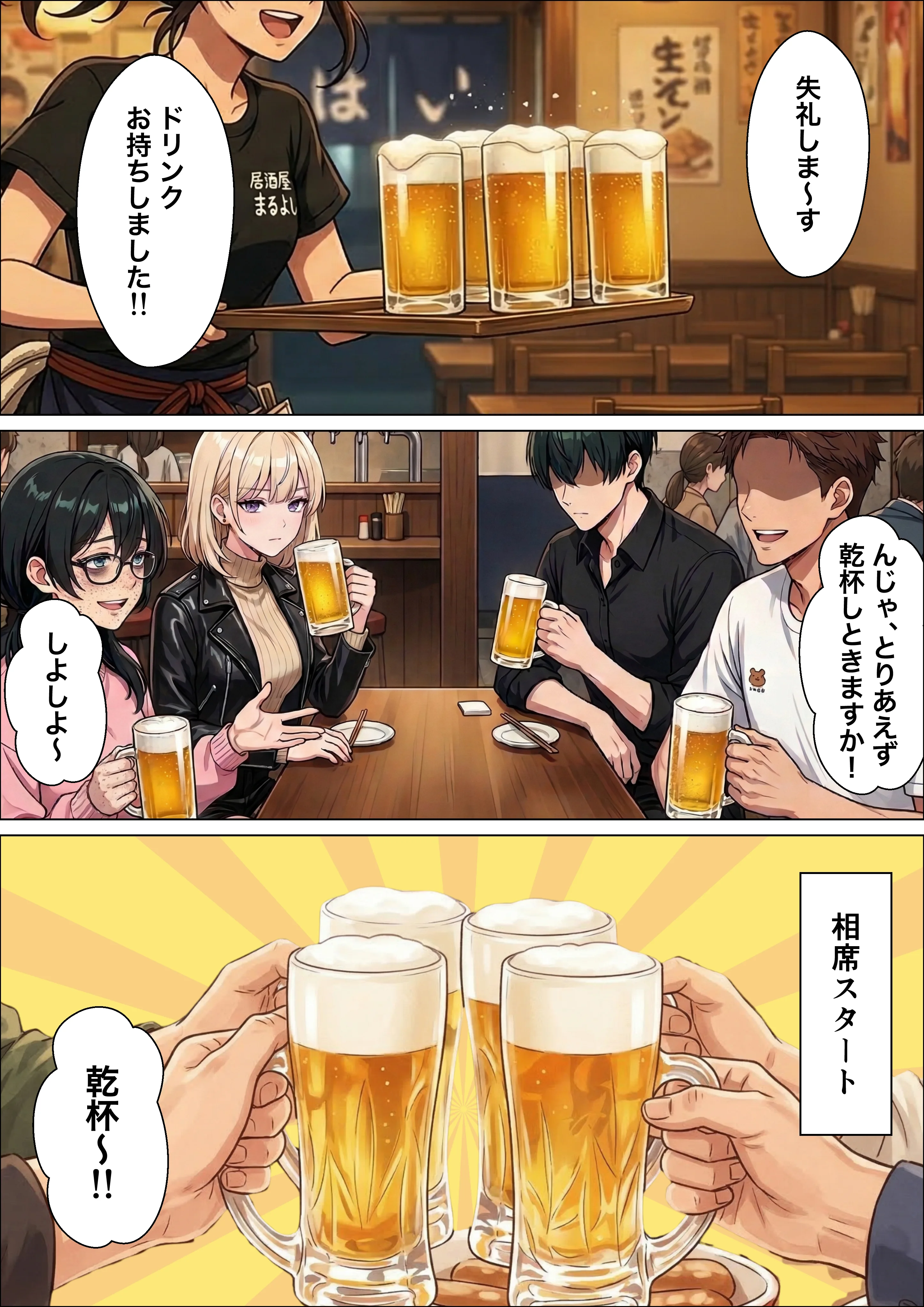 相席居酒屋で出会ったダウナーギャルと朝まで本能剥き出しイチャラブセックス ギャル・ダウナー・フェラ サンプル12ページ目(たむりん)