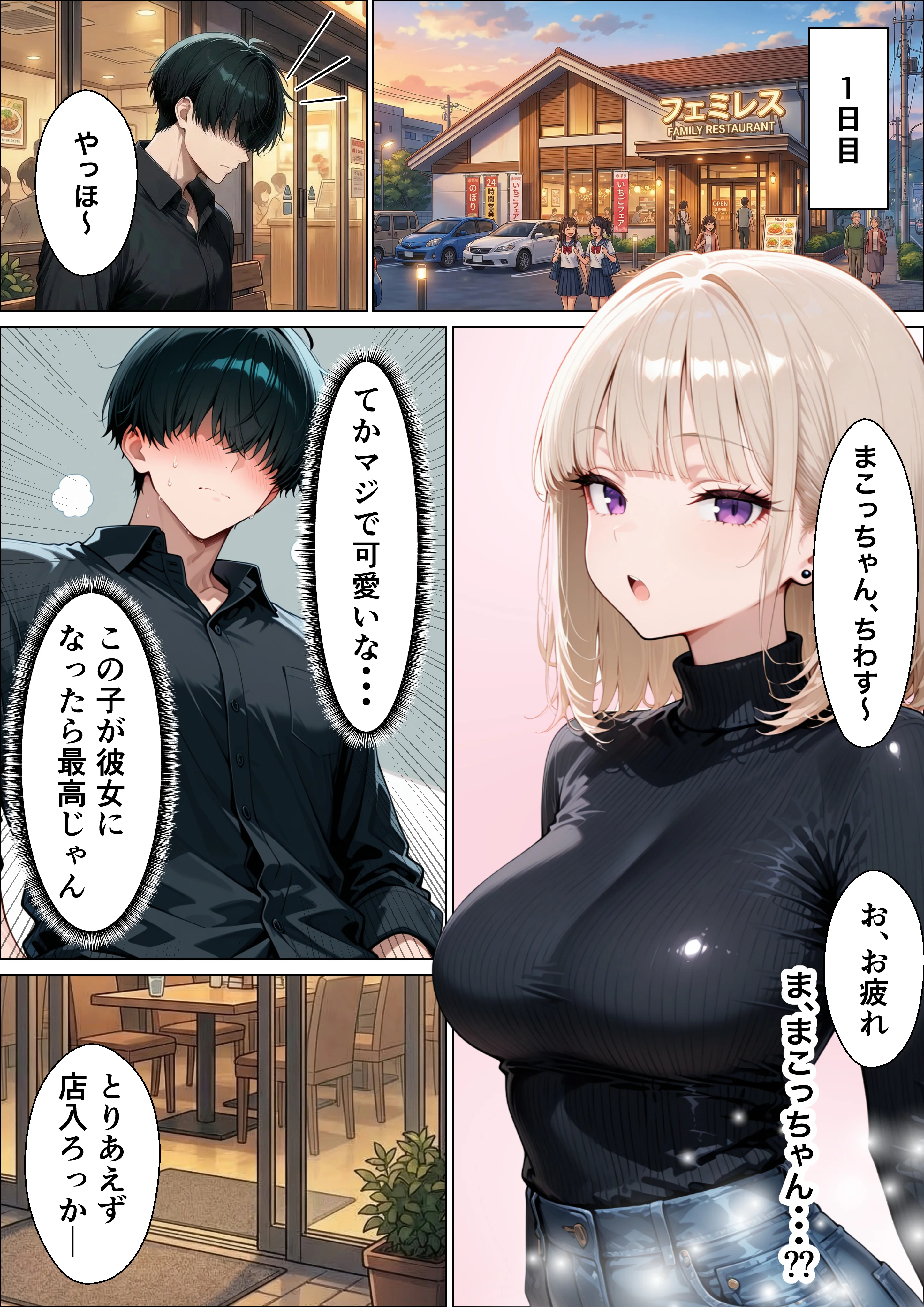 相席居酒屋で出会ったダウナーギャルと朝まで本能剥き出しイチャラブセックス ギャル・ダウナー・フェラ サンプル22ページ目(たむりん)