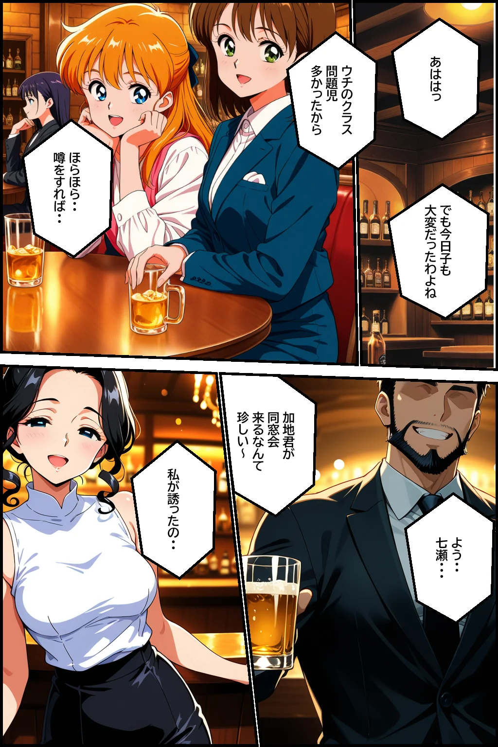 【1話無料】ねとられ同窓会（前編）〜現役A●男優の標的は熟れた人妻の肉体〜 NTR・寝取られ・フェラ・中出し サンプル10ページ目(ピンク堂書店)