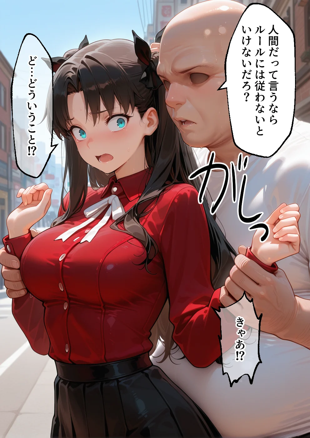 監禁アクメ地獄 孕んでも解放されない 快楽の牢獄 魔術師編 3P・4P・アナル・アヘ顔 サンプル9ページ目(えちち工房)