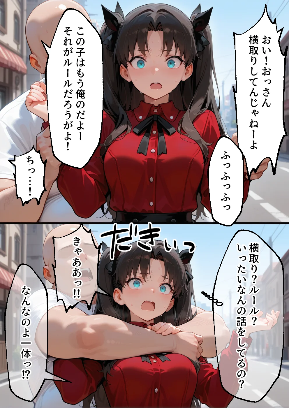 監禁アクメ地獄 孕んでも解放されない 快楽の牢獄 魔術師編 3P・4P・アナル・アヘ顔 サンプル10ページ目(えちち工房)