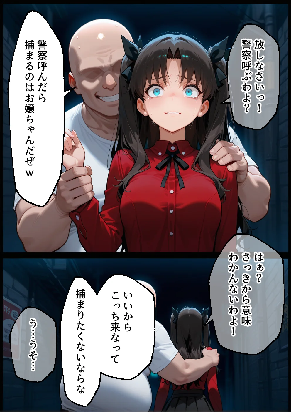 監禁アクメ地獄 孕んでも解放されない 快楽の牢獄 魔術師編 3P・4P・アナル・アヘ顔 サンプル11ページ目(えちち工房)