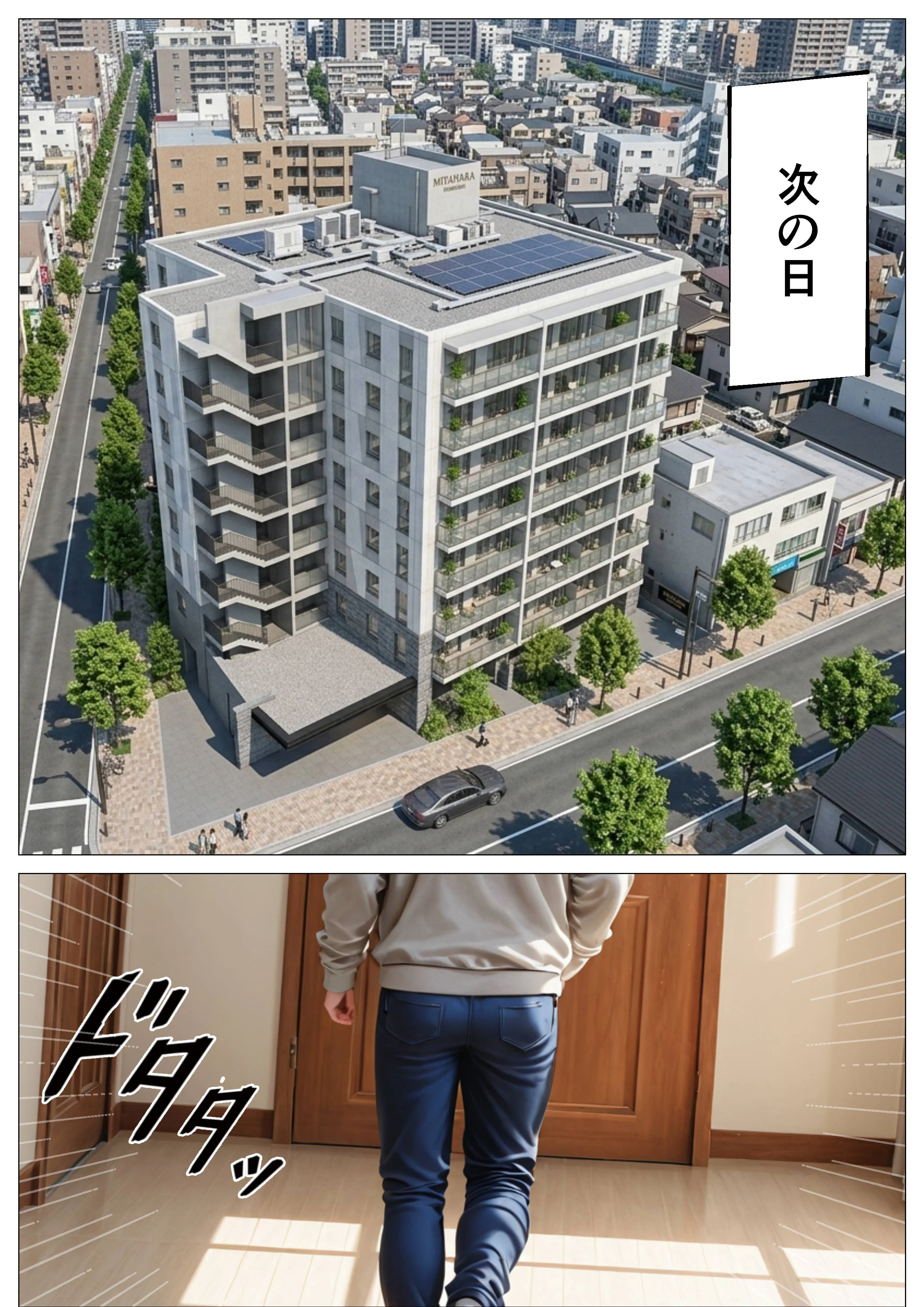 孕ませアパート 親子揃って完全に堕ちるまで NTR・寝取られ・デカチン・巨根・ハーレム サンプル3ページ目(オナット製造)