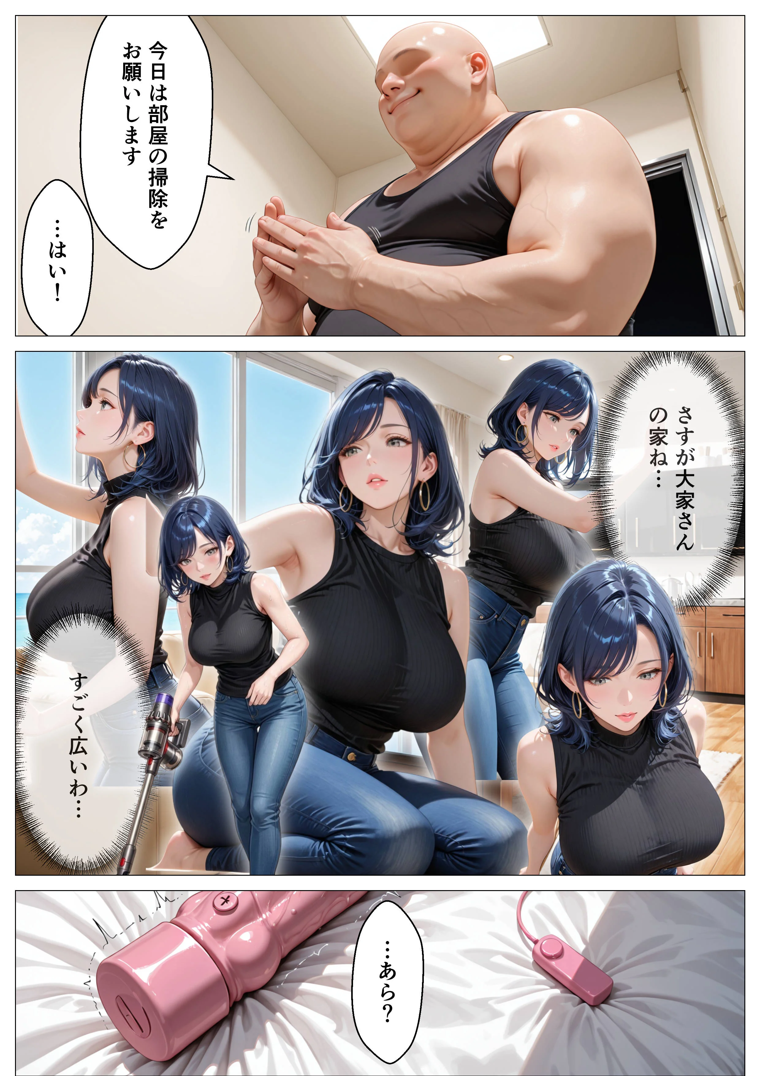 孕ませアパート 親子揃って完全に堕ちるまで NTR・寝取られ・デカチン・巨根・ハーレム サンプル12ページ目(オナット製造)