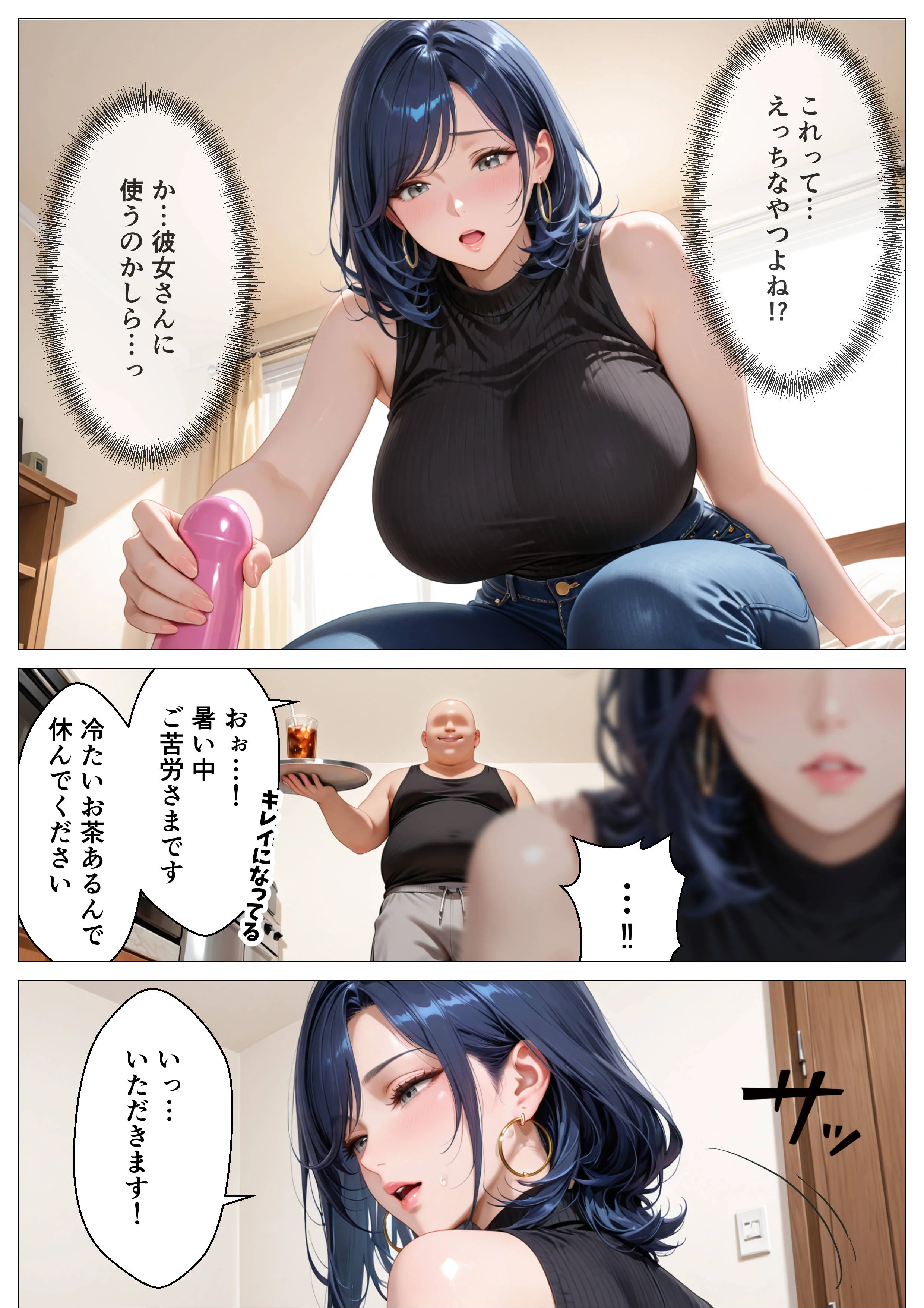 孕ませアパート 親子揃って完全に堕ちるまで NTR・寝取られ・デカチン・巨根・ハーレム サンプル13ページ目(オナット製造)