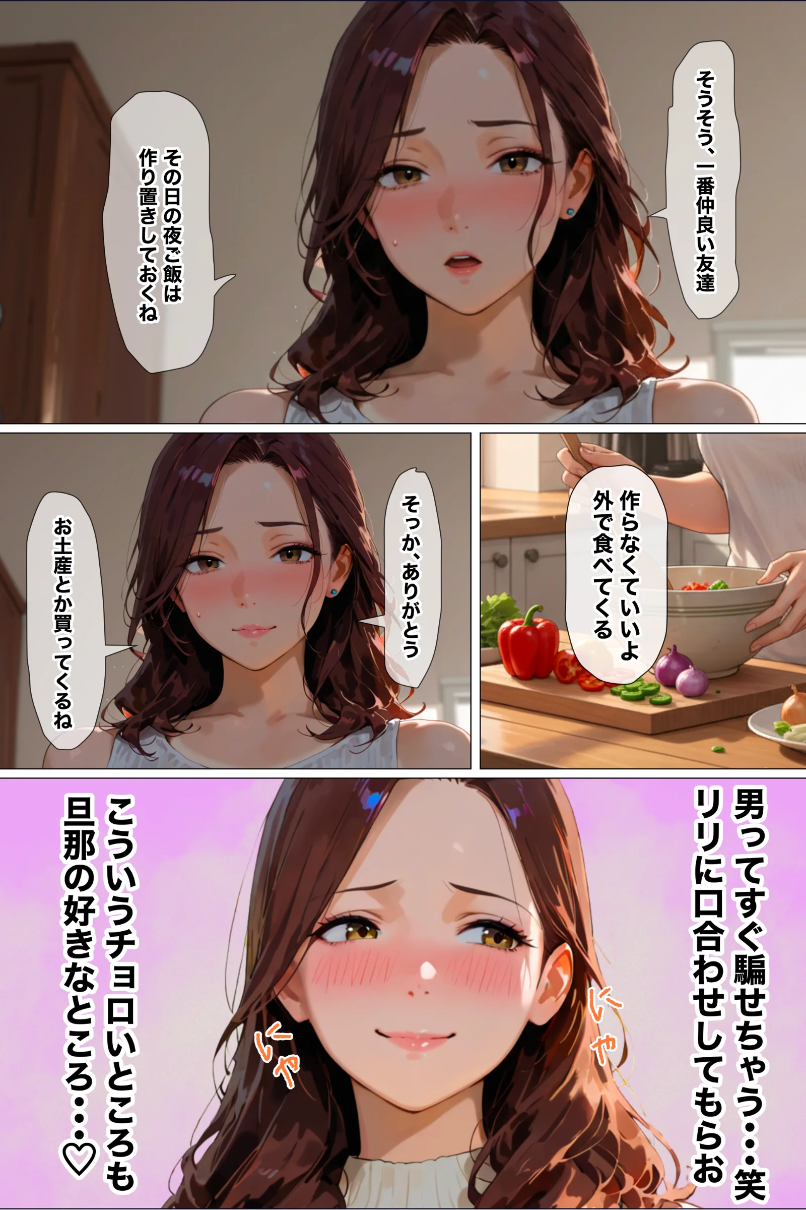 【女子友達から聞いた実話】女子旅行は絶対に浮気ですwww NTR・寝取られ・フルカラー・不倫 サンプル4ページ目(黒海ジュリア)