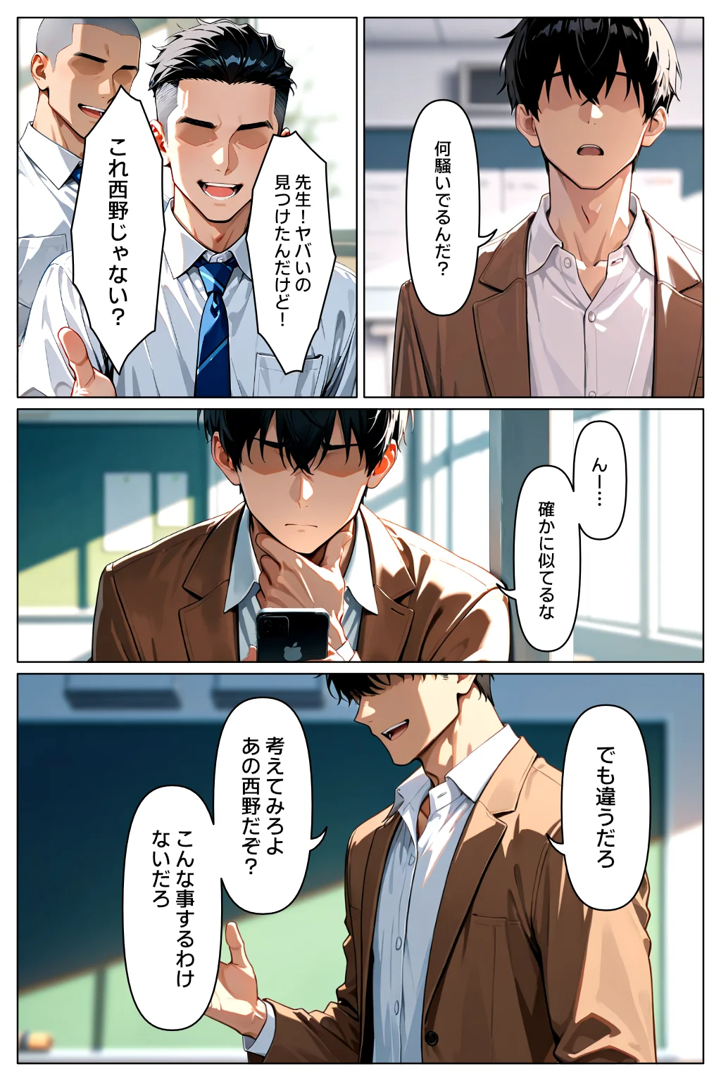 続・裏アカがバレて絶望する教え子を脅迫し、俺の性奴●にする話 フェラ・ロングヘア・中出し サンプル7ページ目(欲望の花園)