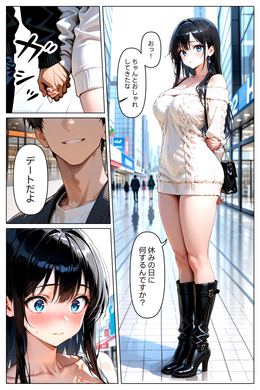 続・裏アカがバレて絶望する教え子を脅迫し、俺の性奴●にする話 フェラ・ロングヘア・中出し サンプル13ページ目(欲望の花園)