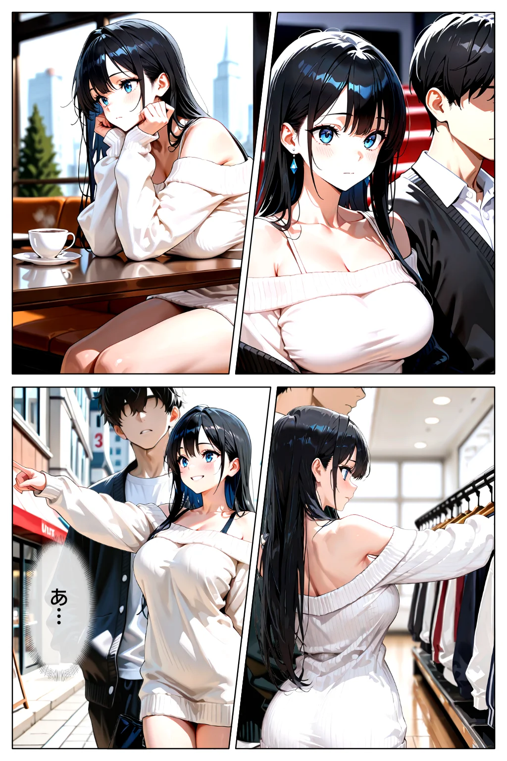 続・裏アカがバレて絶望する教え子を脅迫し、俺の性奴●にする話 フェラ・ロングヘア・中出し サンプル14ページ目(欲望の花園)