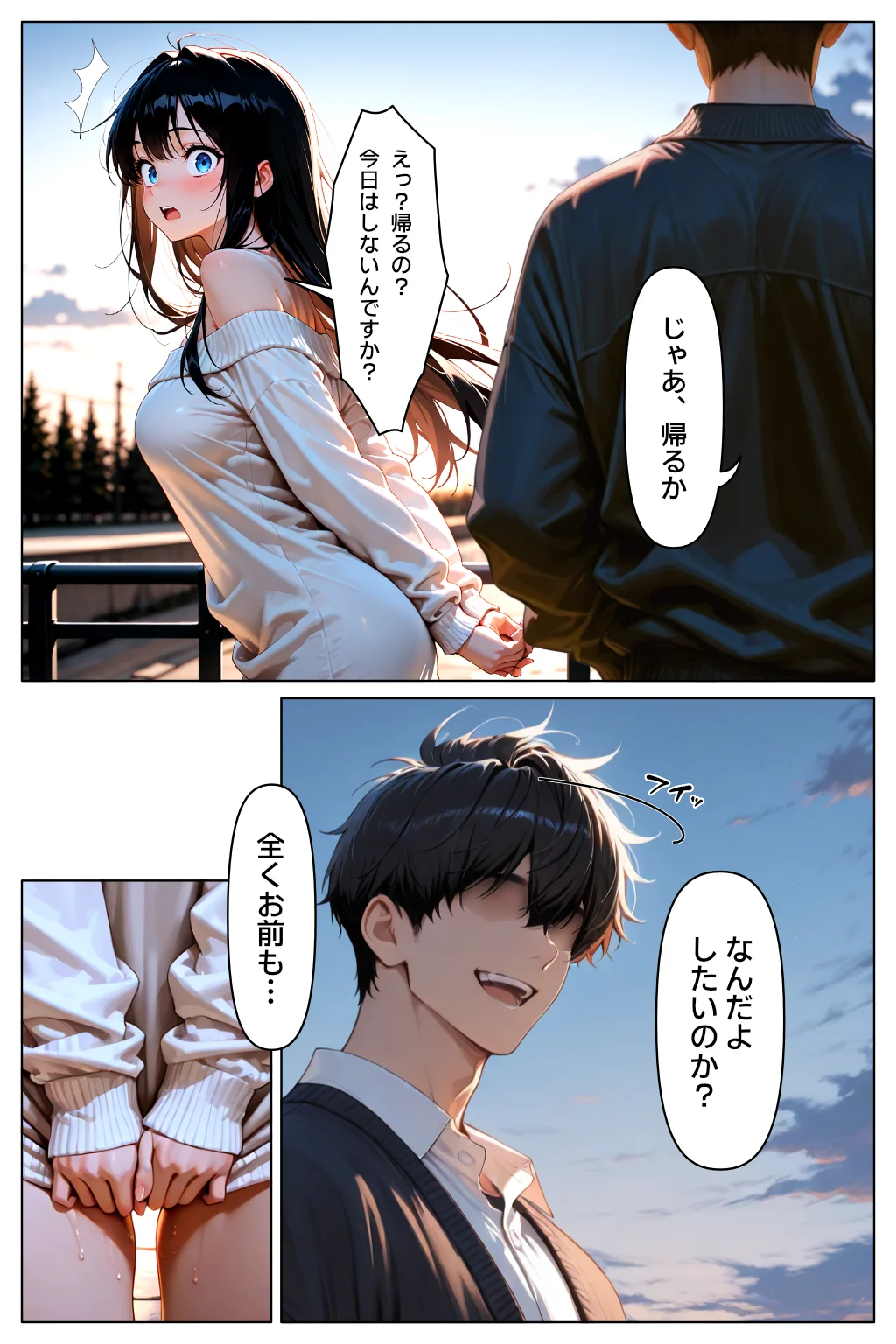 続・裏アカがバレて絶望する教え子を脅迫し、俺の性奴●にする話 フェラ・ロングヘア・中出し サンプル18ページ目(欲望の花園)