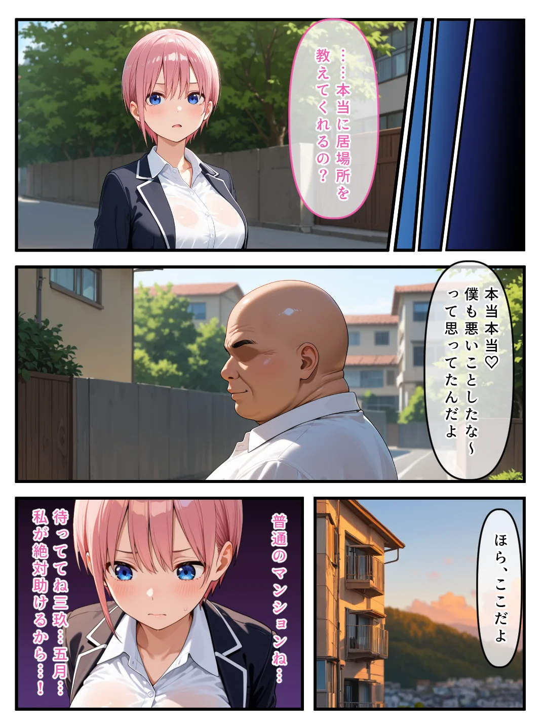 【Part.1】催●花嫁イッキに総集編 制服・学園もの・巨乳 サンプル4ページ目（Residence）